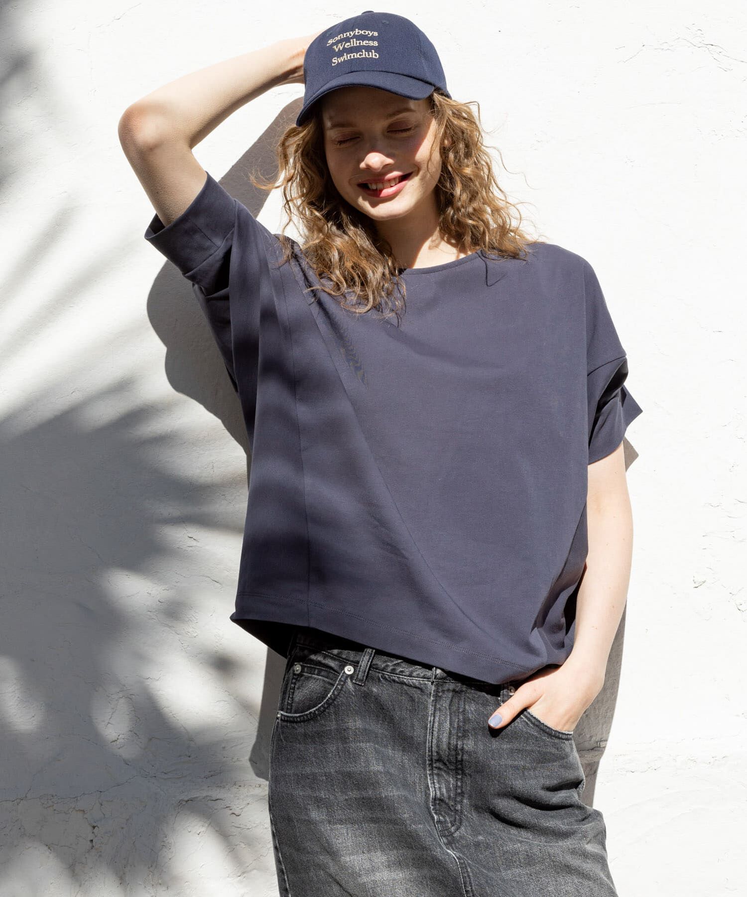 Sonny Label 「『WEB限定』吸水速乾UVクールタッチドルマンプルオーバー」|Tシャツ・カットソー|