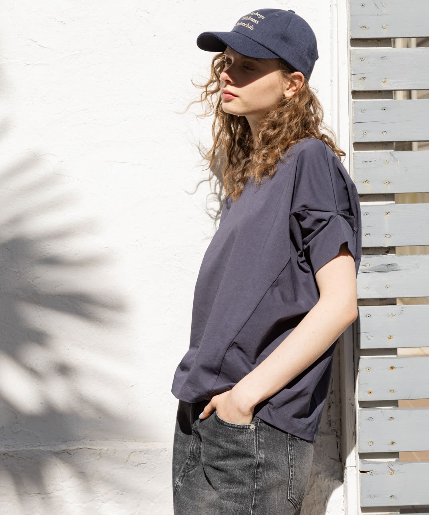 Sonny Label 「『WEB限定』吸水速乾UVクールタッチドルマンプルオーバー」|Tシャツ・カットソー|