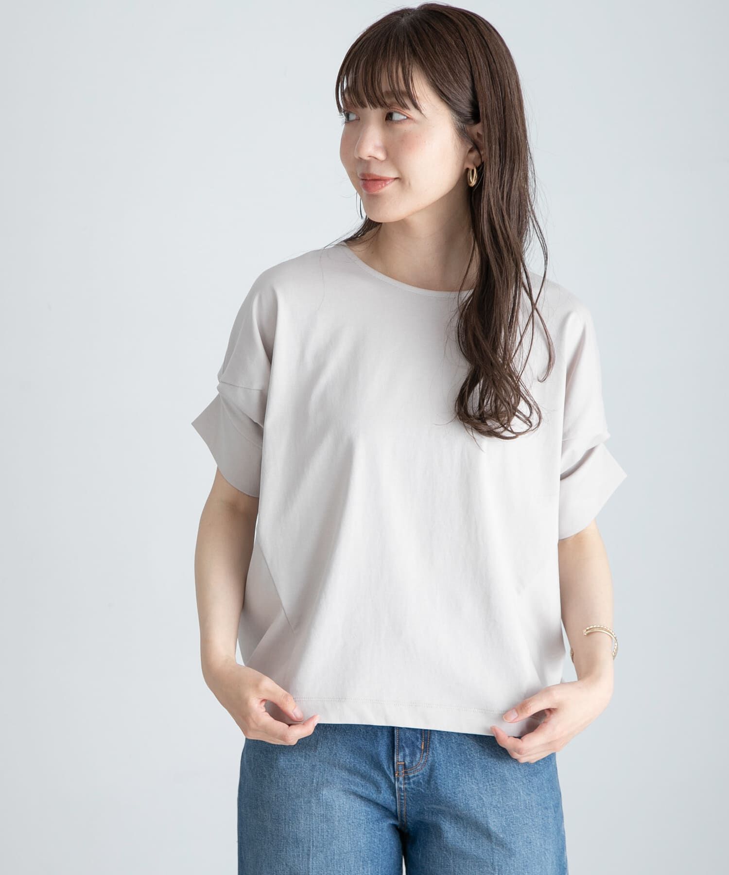 Sonny Label 「『WEB限定』吸水速乾UVクールタッチドルマンプルオーバー」|Tシャツ・カットソー|