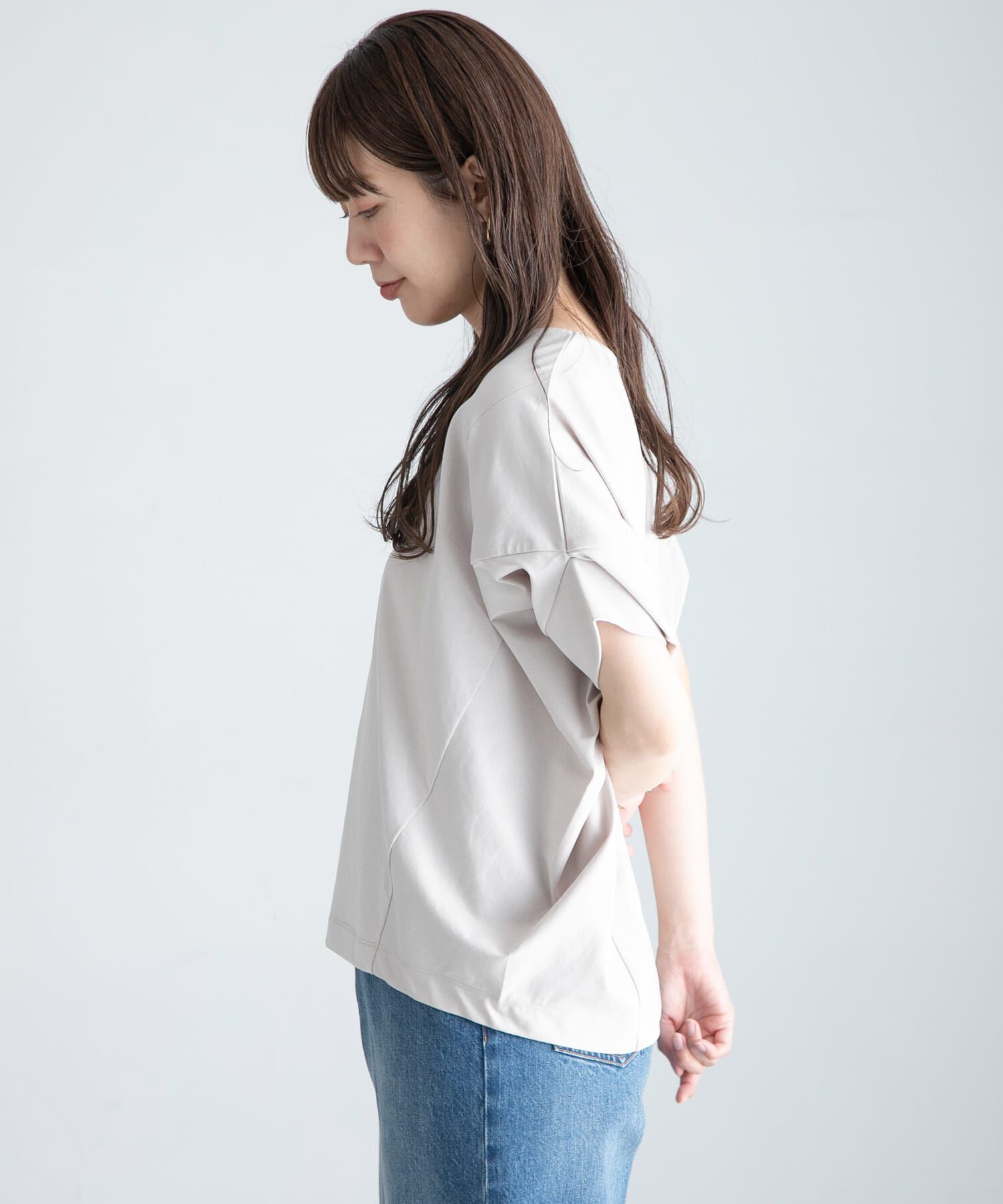 Sonny Label 「『WEB限定』吸水速乾UVクールタッチドルマンプルオーバー」|Tシャツ・カットソー|