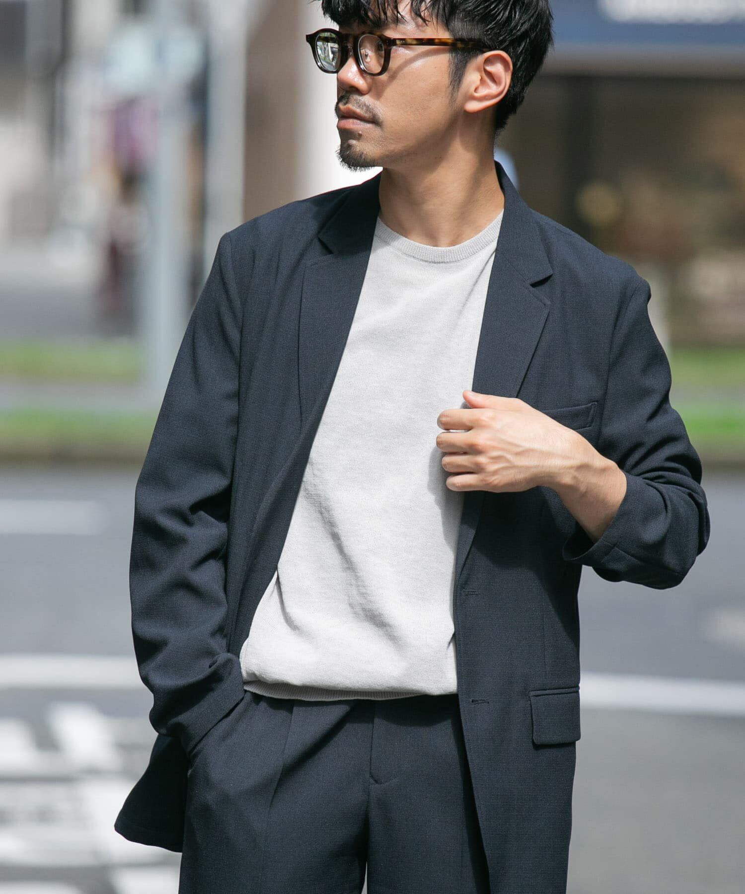 URBAN RESEARCH ROSSO「『UR TECH ひやサラクール』AIRDRY半袖クルーニット」|ニット・セーター|