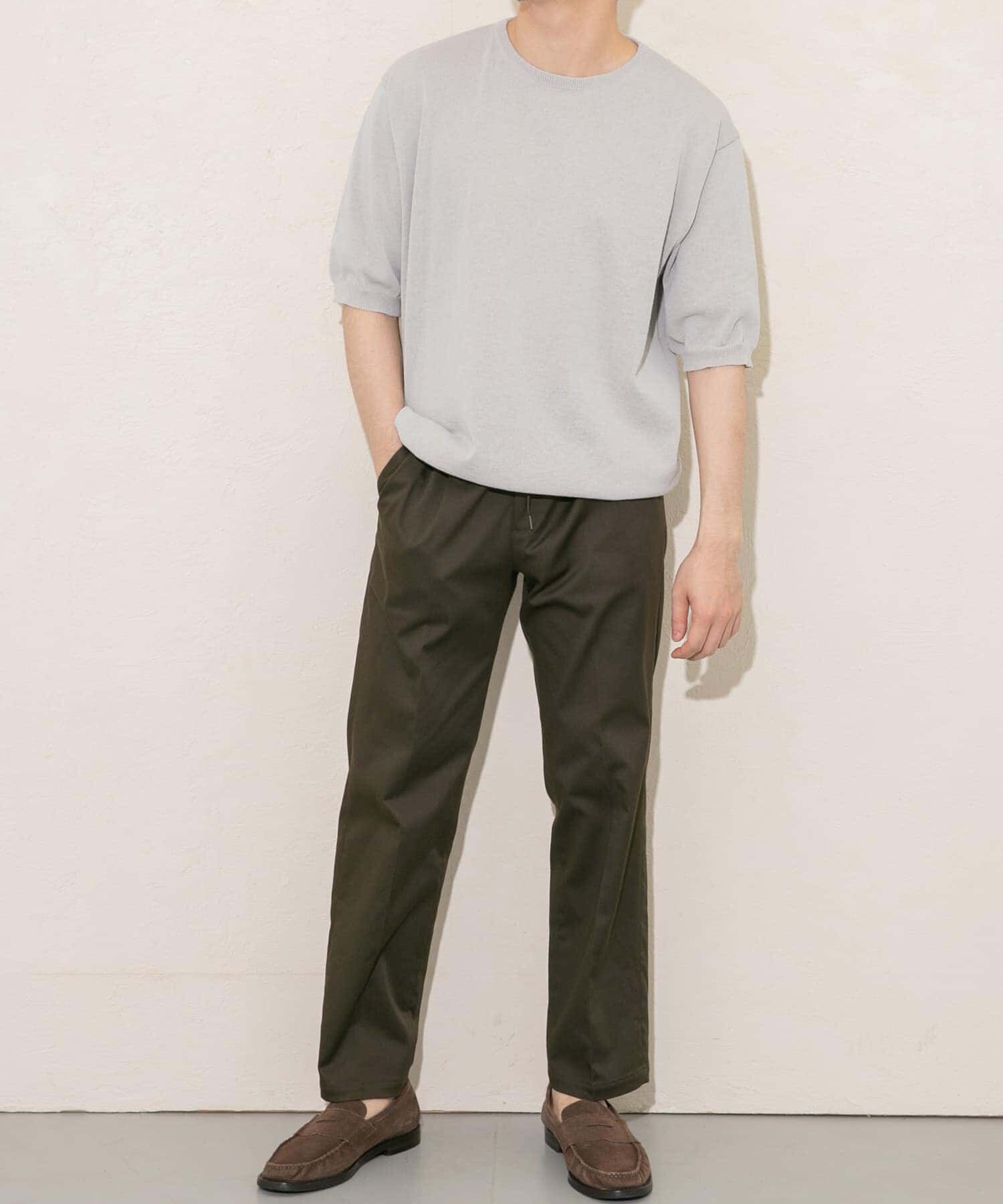 URBAN RESEARCH ROSSO「『UR TECH ひやサラクール』AIRDRY半袖クルーニット」|ニット・セーター|