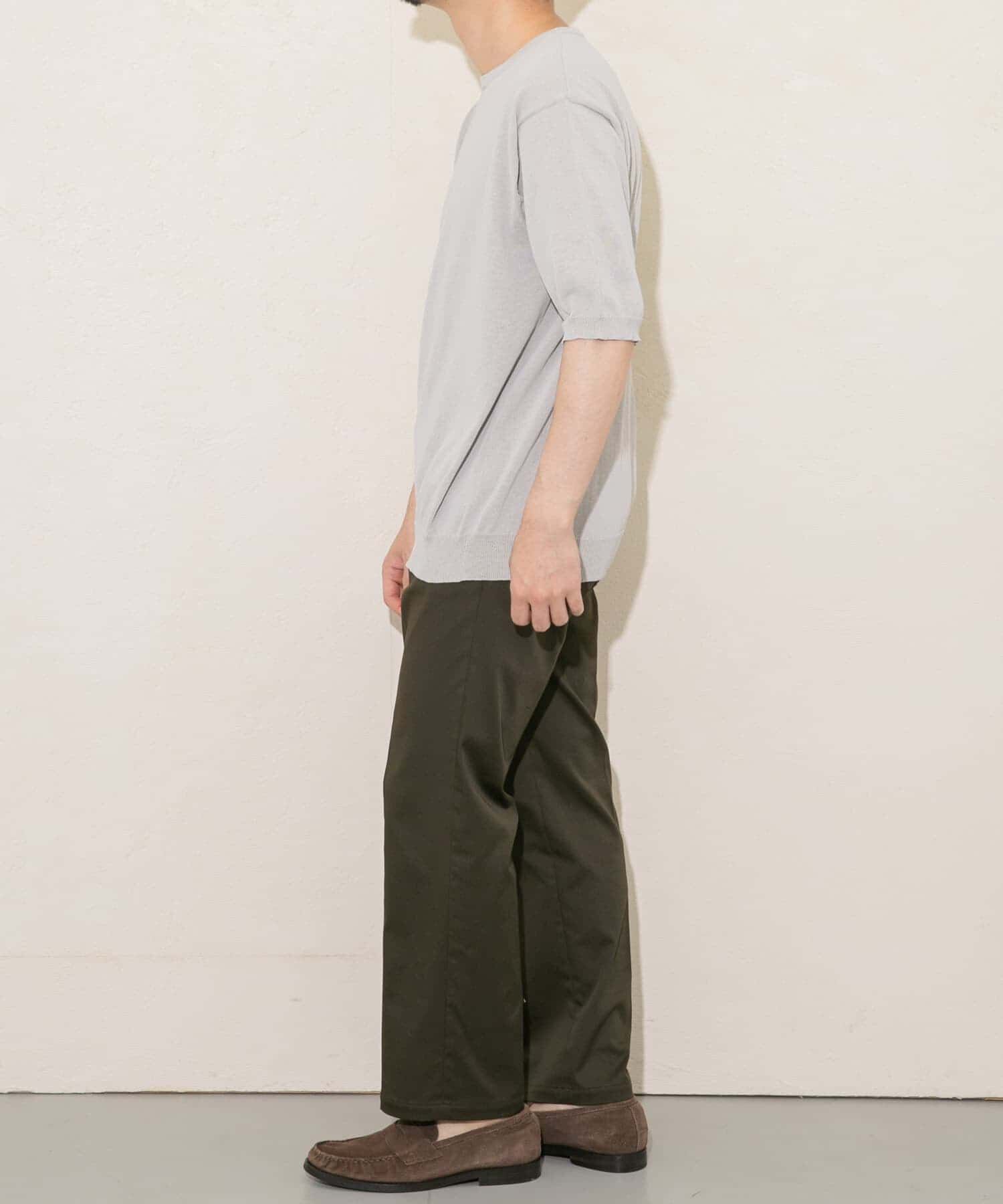 URBAN RESEARCH ROSSO「『UR TECH ひやサラクール』AIRDRY半袖クルーニット」|ニット・セーター|