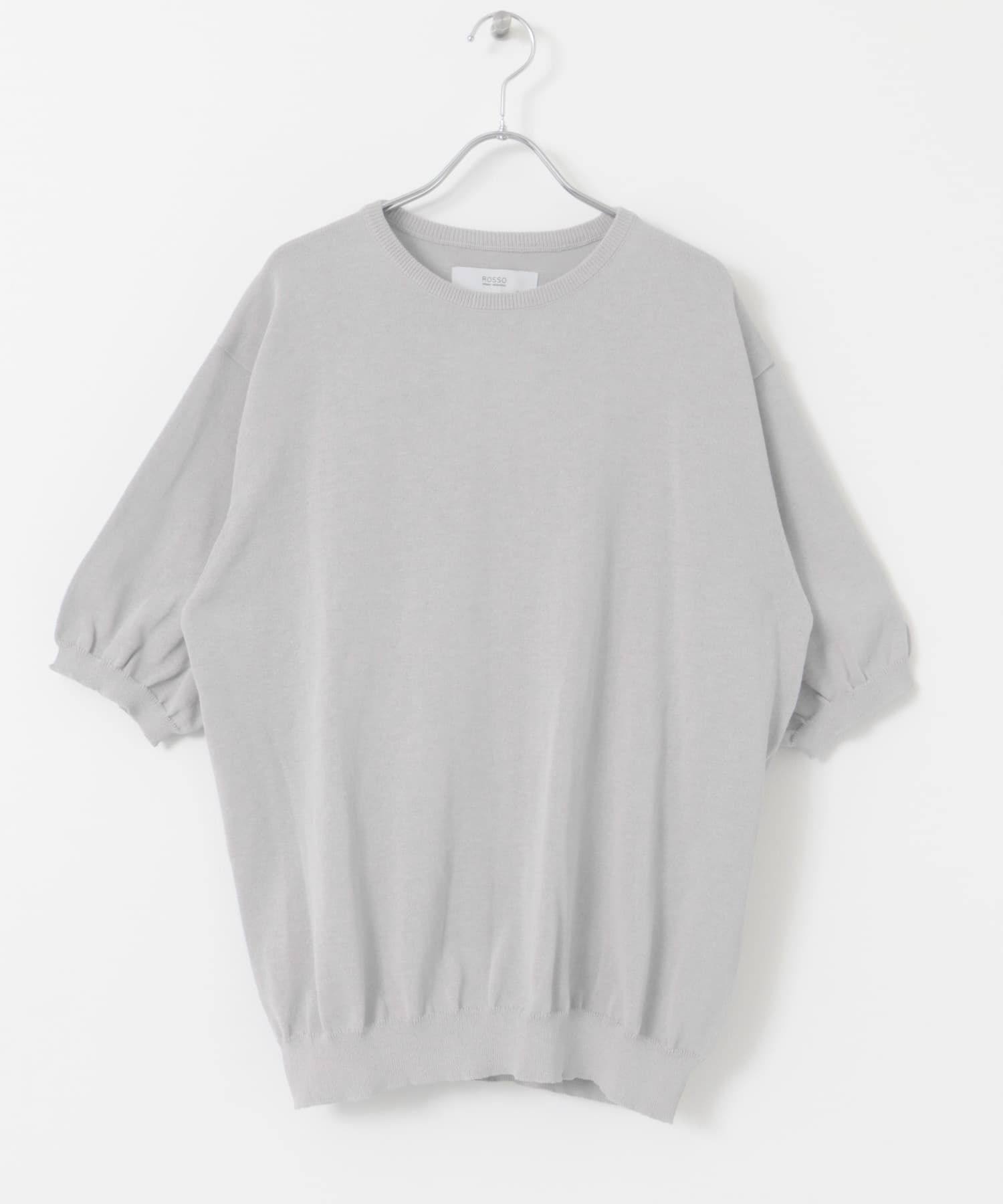 URBAN RESEARCH ROSSO「『UR TECH ひやサラクール』AIRDRY半袖クルーニット」|ニット・セーター|