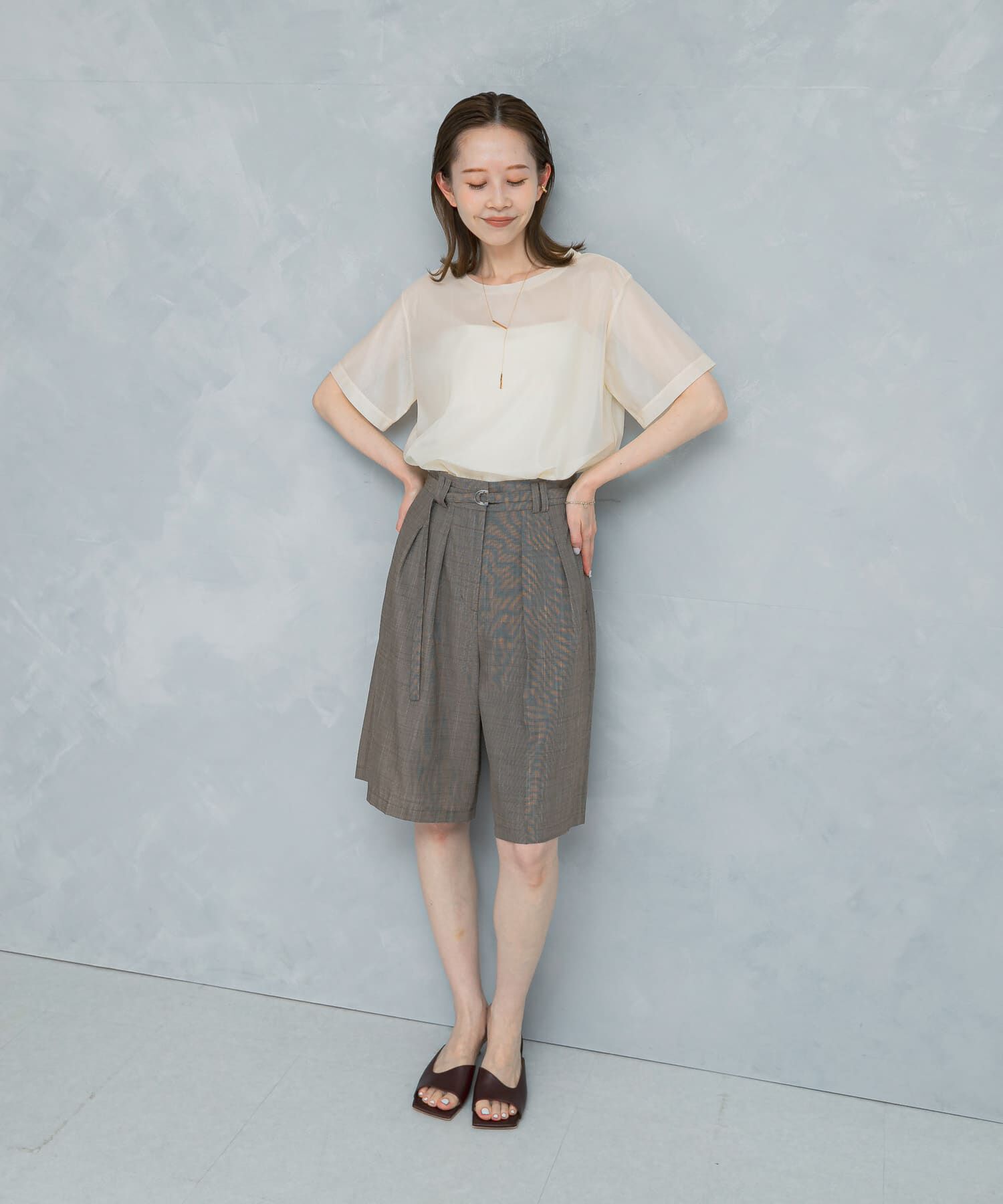 URBAN RESEARCH ROSSO「シアーブライトカットソー」|Tシャツ・カットソー|