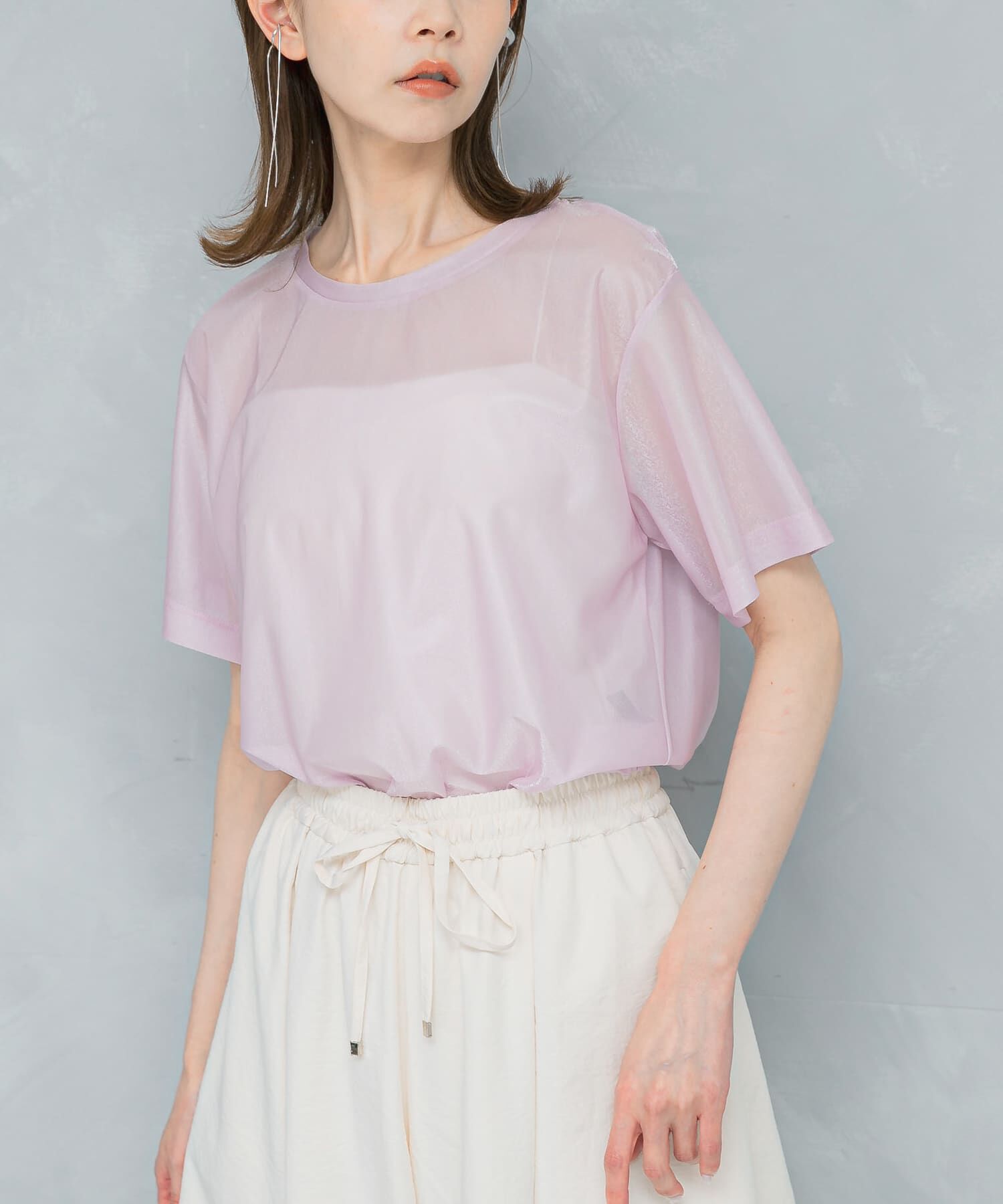 URBAN RESEARCH ROSSO「シアーブライトカットソー」|Tシャツ・カットソー|