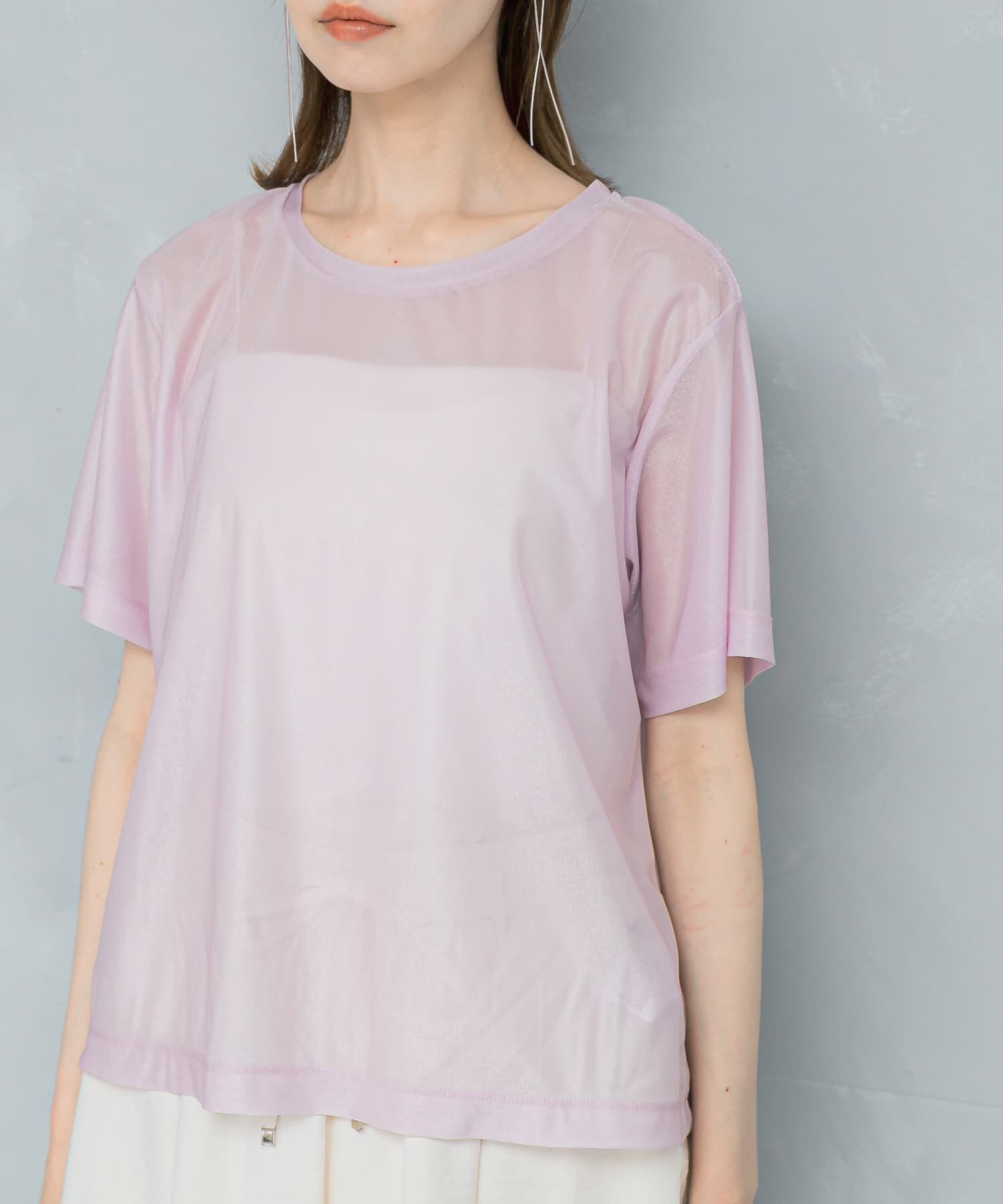 URBAN RESEARCH ROSSO「シアーブライトカットソー」|Tシャツ・カットソー|