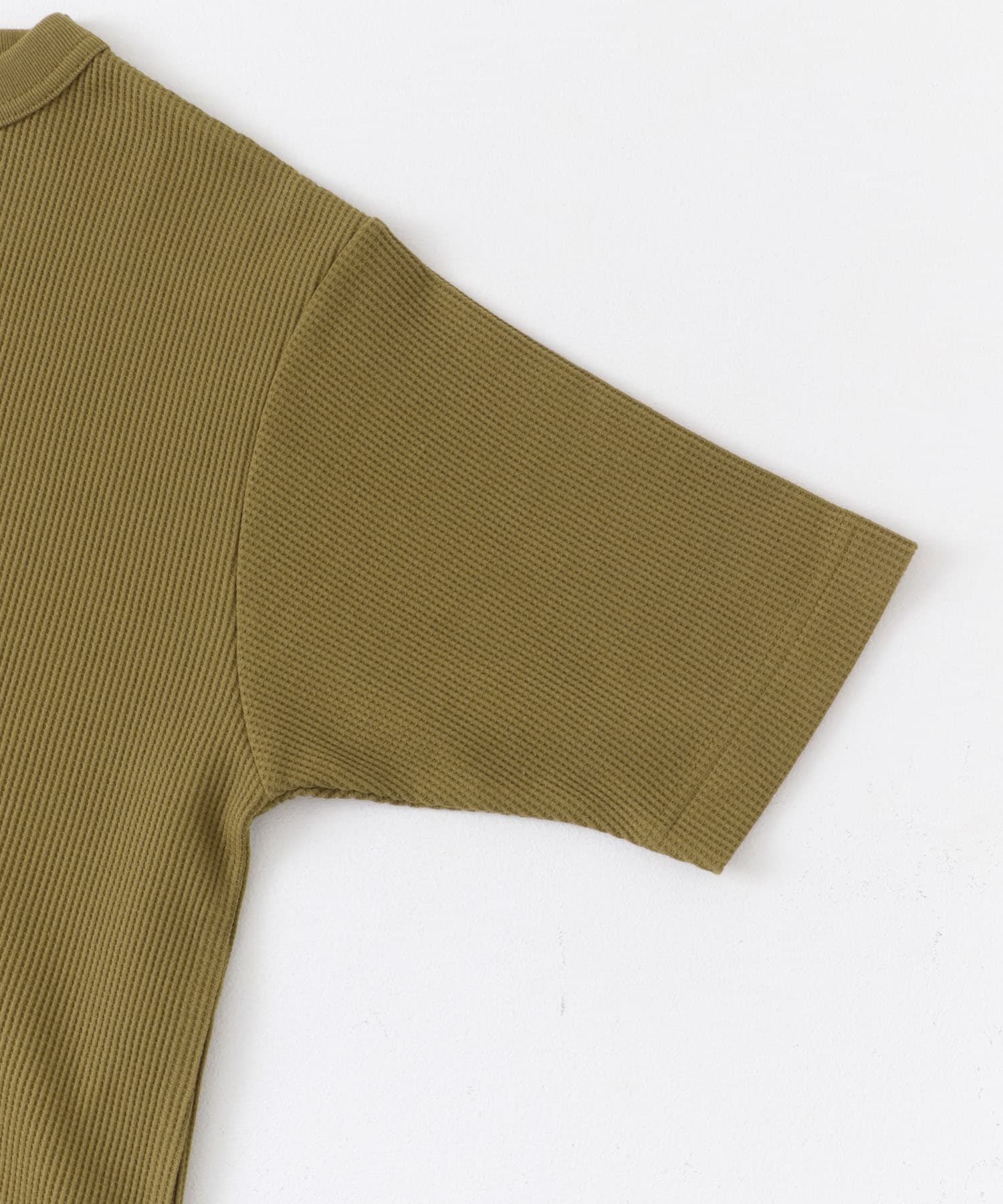 URBAN RESEARCH DOORS「FORK&SPOON　ミニワッフル5分袖Tシャツ」|Tシャツ・カットソー|