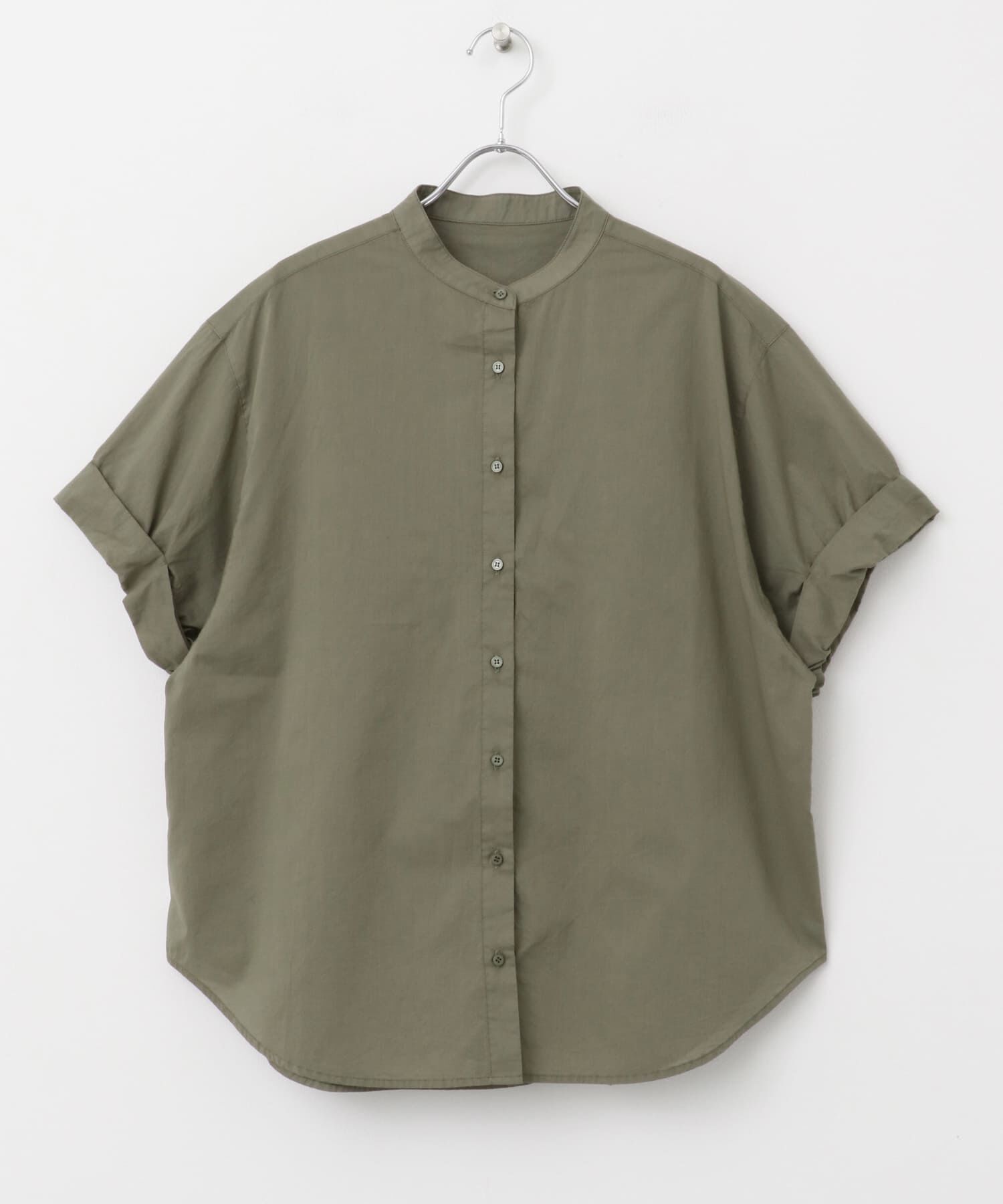 URBAN RESEARCH DOORS「製品染めロールスリーブブラウス」|シャツ・ブラウス|