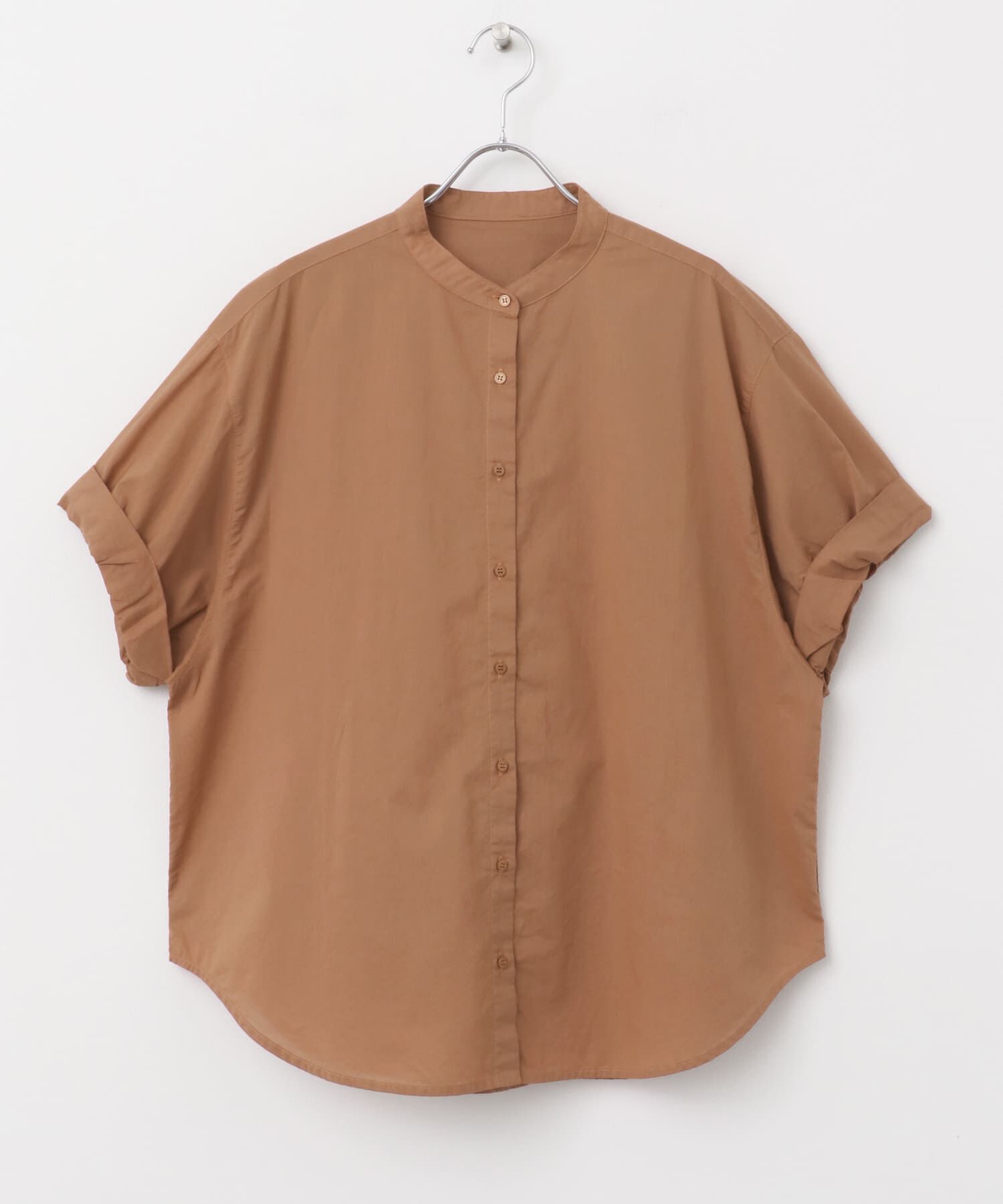 URBAN RESEARCH DOORS「製品染めロールスリーブブラウス」|シャツ・ブラウス|