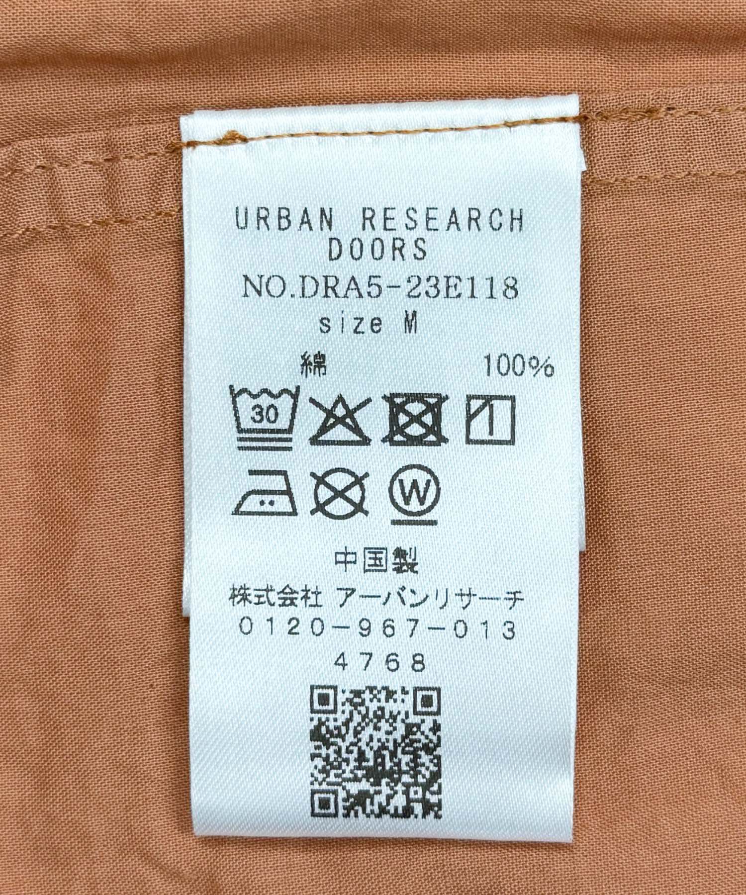 URBAN RESEARCH DOORS「製品染めロールスリーブブラウス」|シャツ・ブラウス|