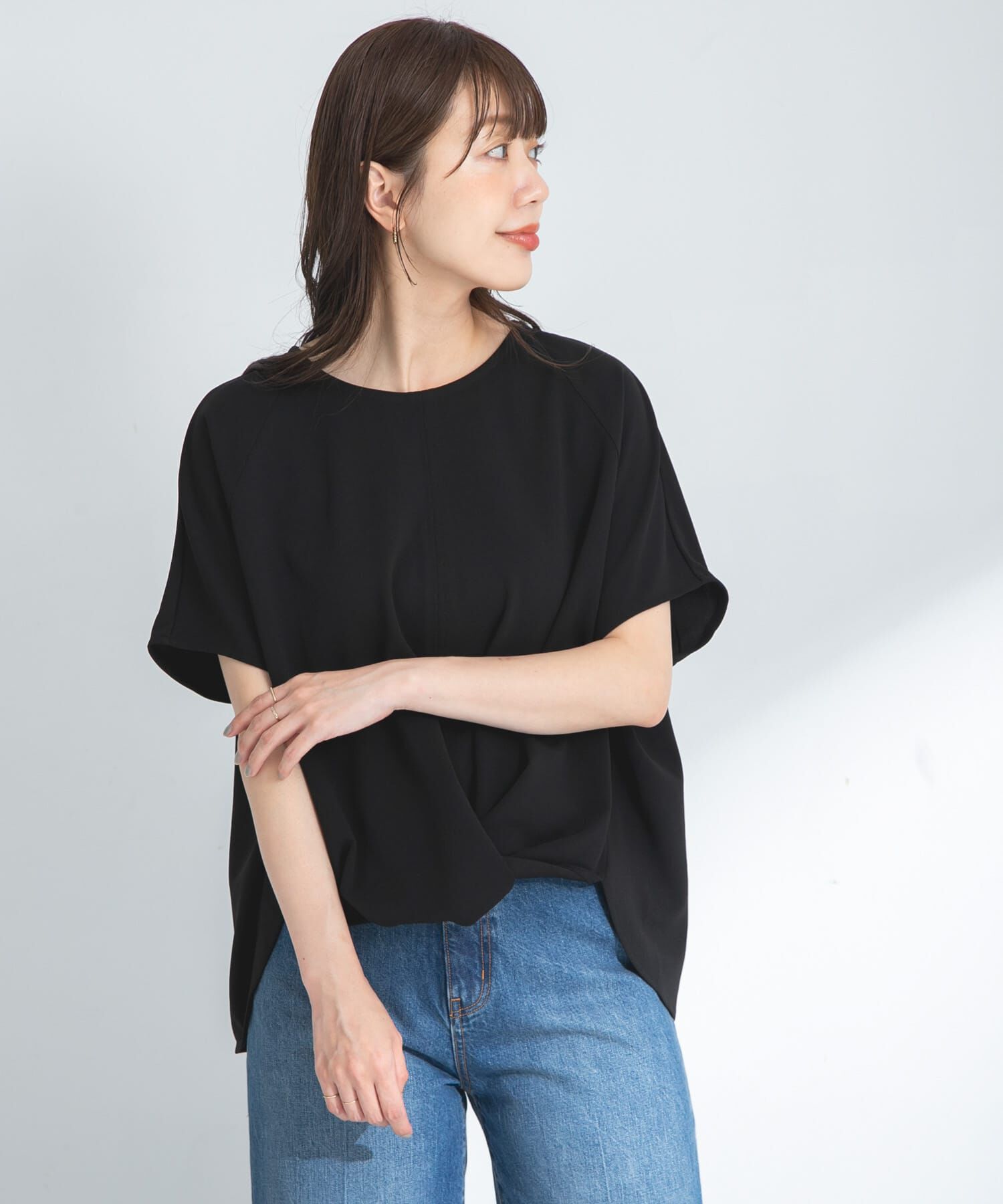 Sonny Label 「フロントデザインカットジョーゼットプルオーバー」|Tシャツ・カットソー|