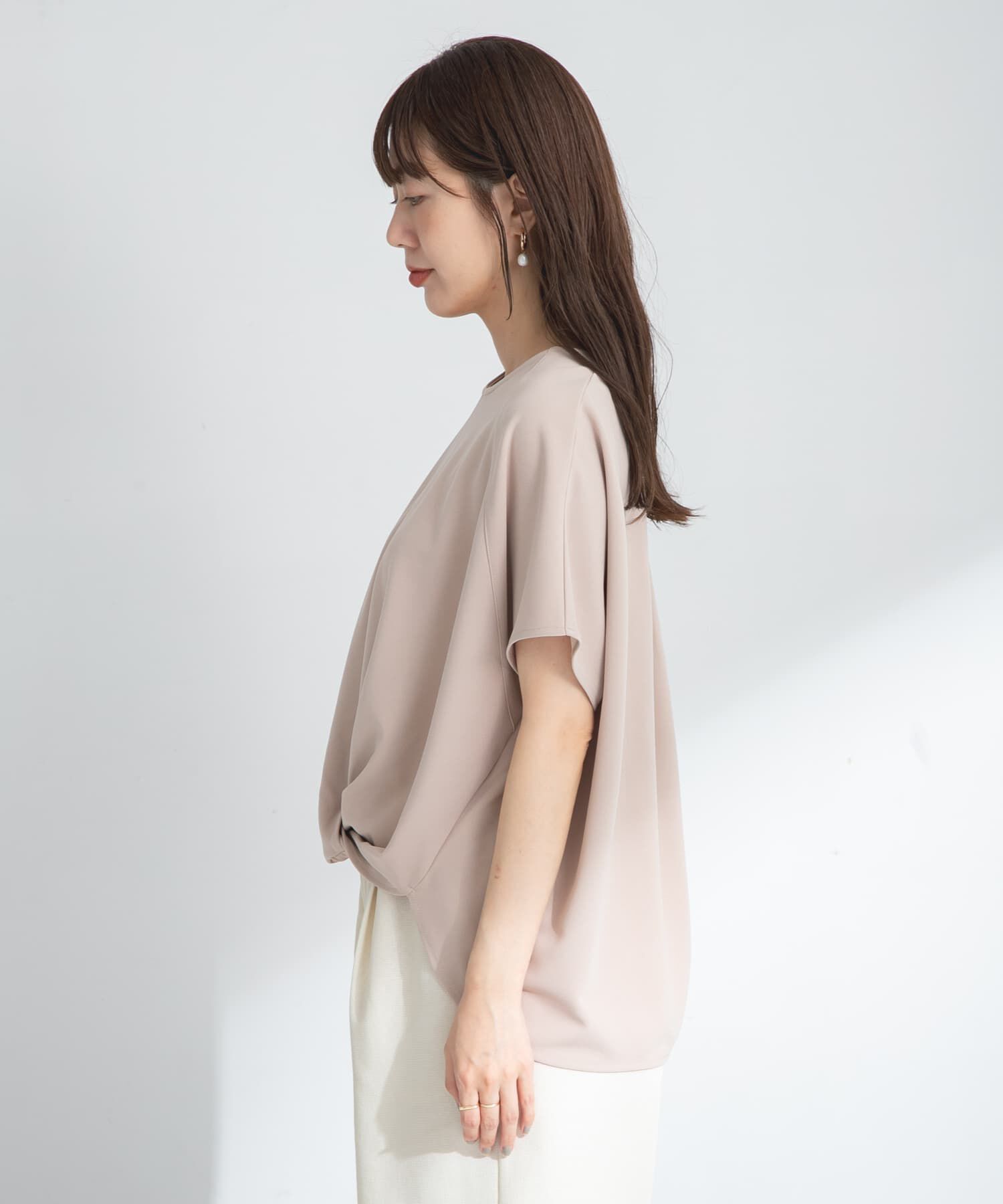 Sonny Label 「フロントデザインカットジョーゼットプルオーバー」|Tシャツ・カットソー|