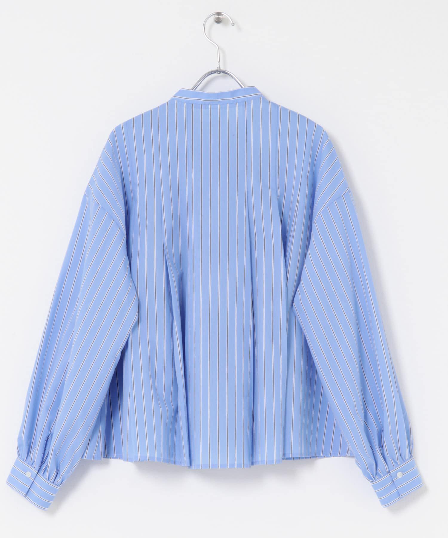 URBAN RESEARCH DOORS「ストライプリボンフレアブラウス」|シャツ・ブラウス|