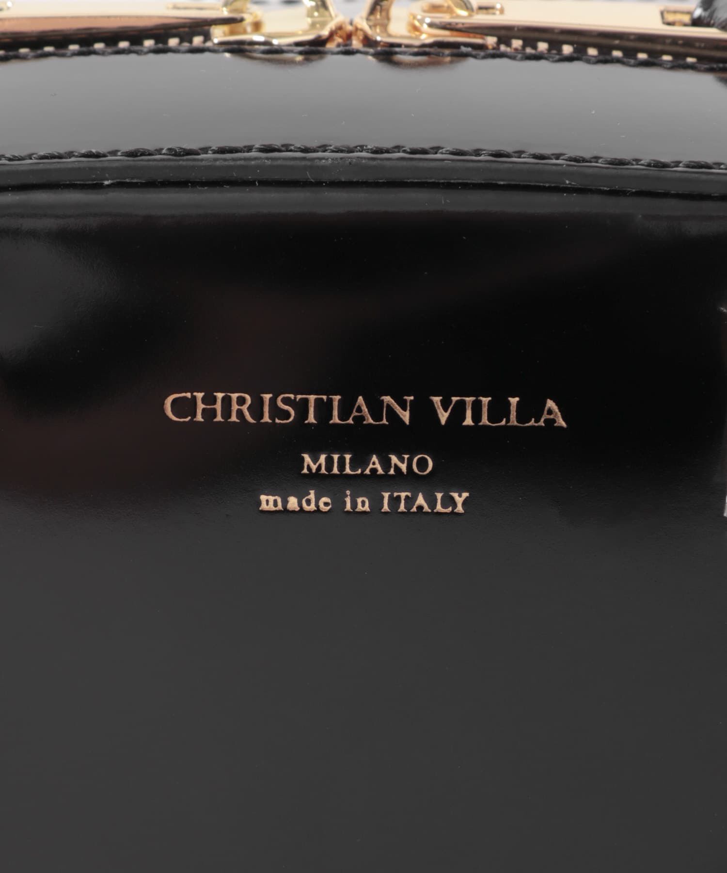 URBAN RESEARCH「CHRISTIAN VILLA　エナメルカーフレザーショルダーバッグ」|ショルダー・メッセンジャー|