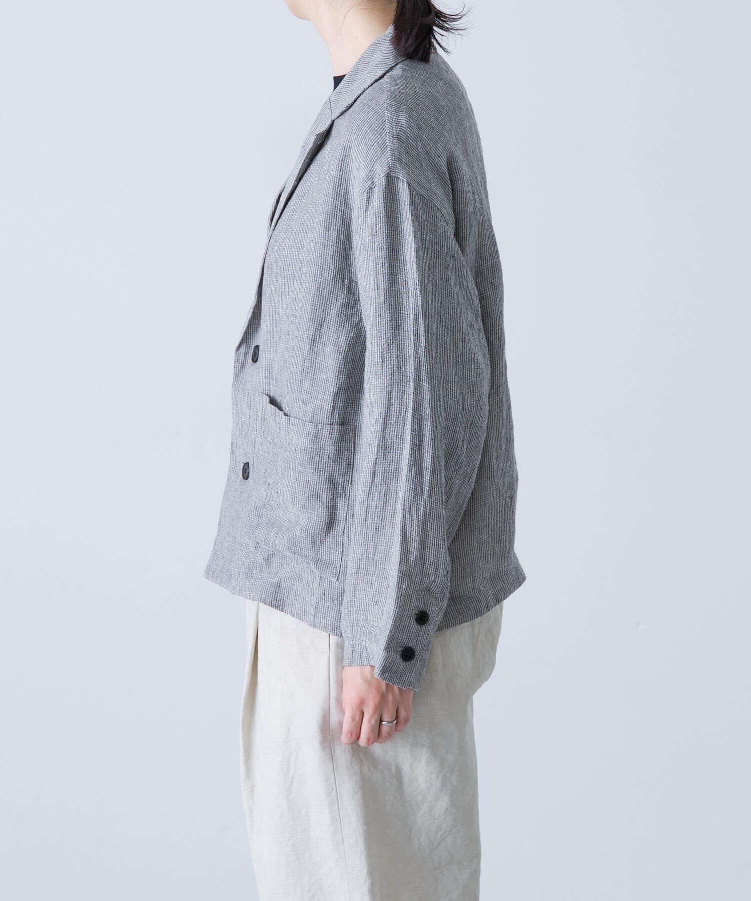 かぐれ「リネンテーラードジャケット」|その他|