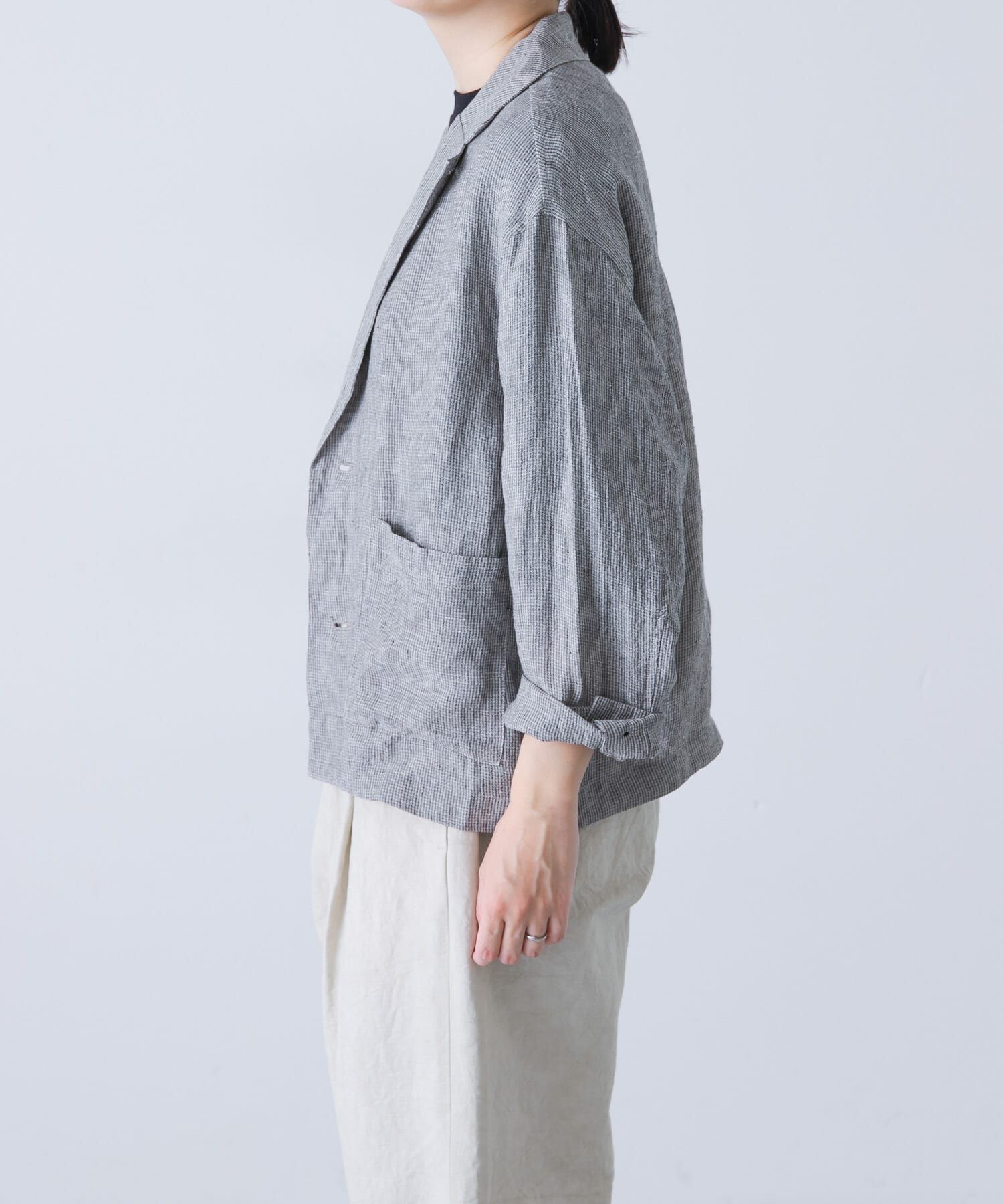 かぐれ「リネンテーラードジャケット」|その他|