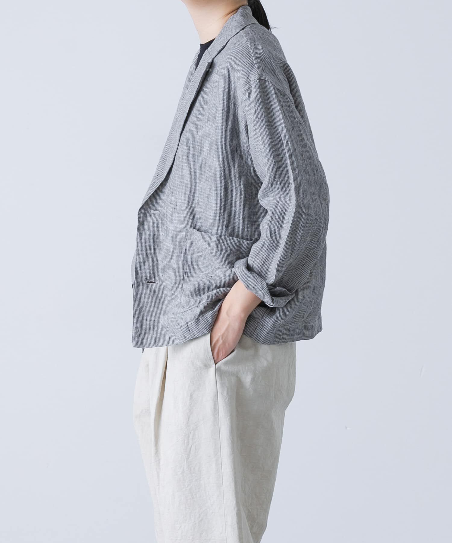 かぐれ「リネンテーラードジャケット」|その他|