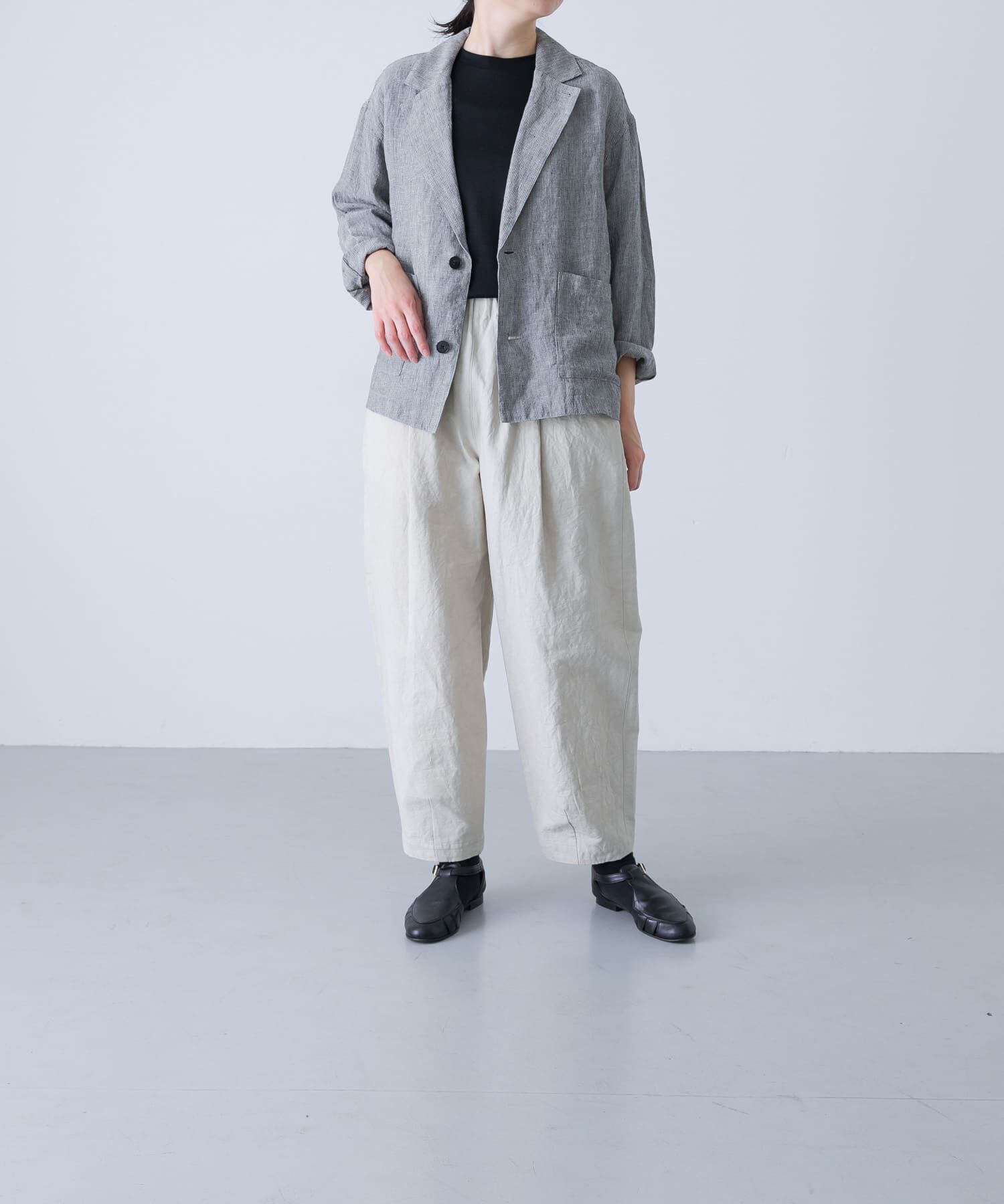 かぐれ「リネンテーラードジャケット」|その他|