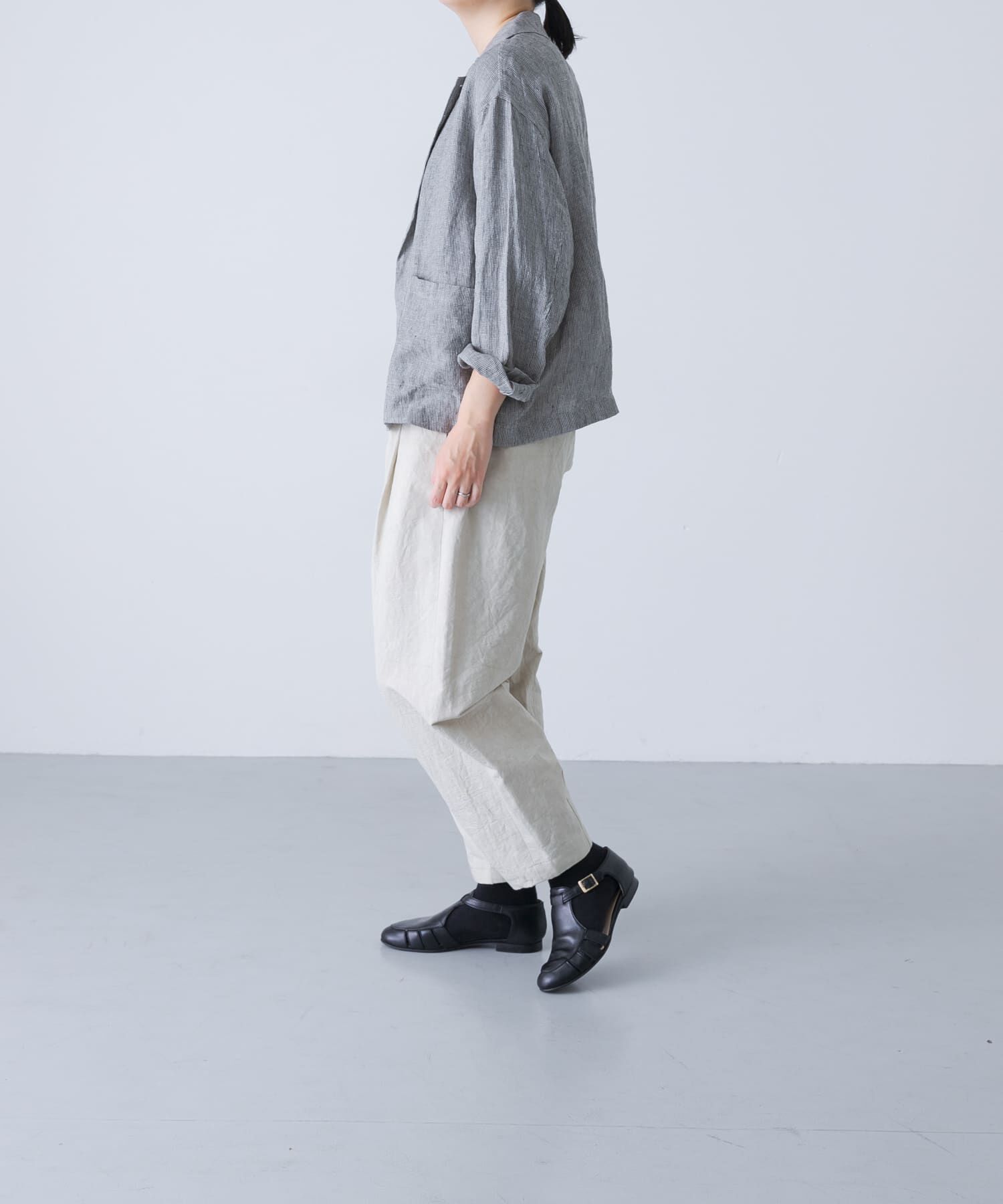 かぐれ「リネンテーラードジャケット」|その他|