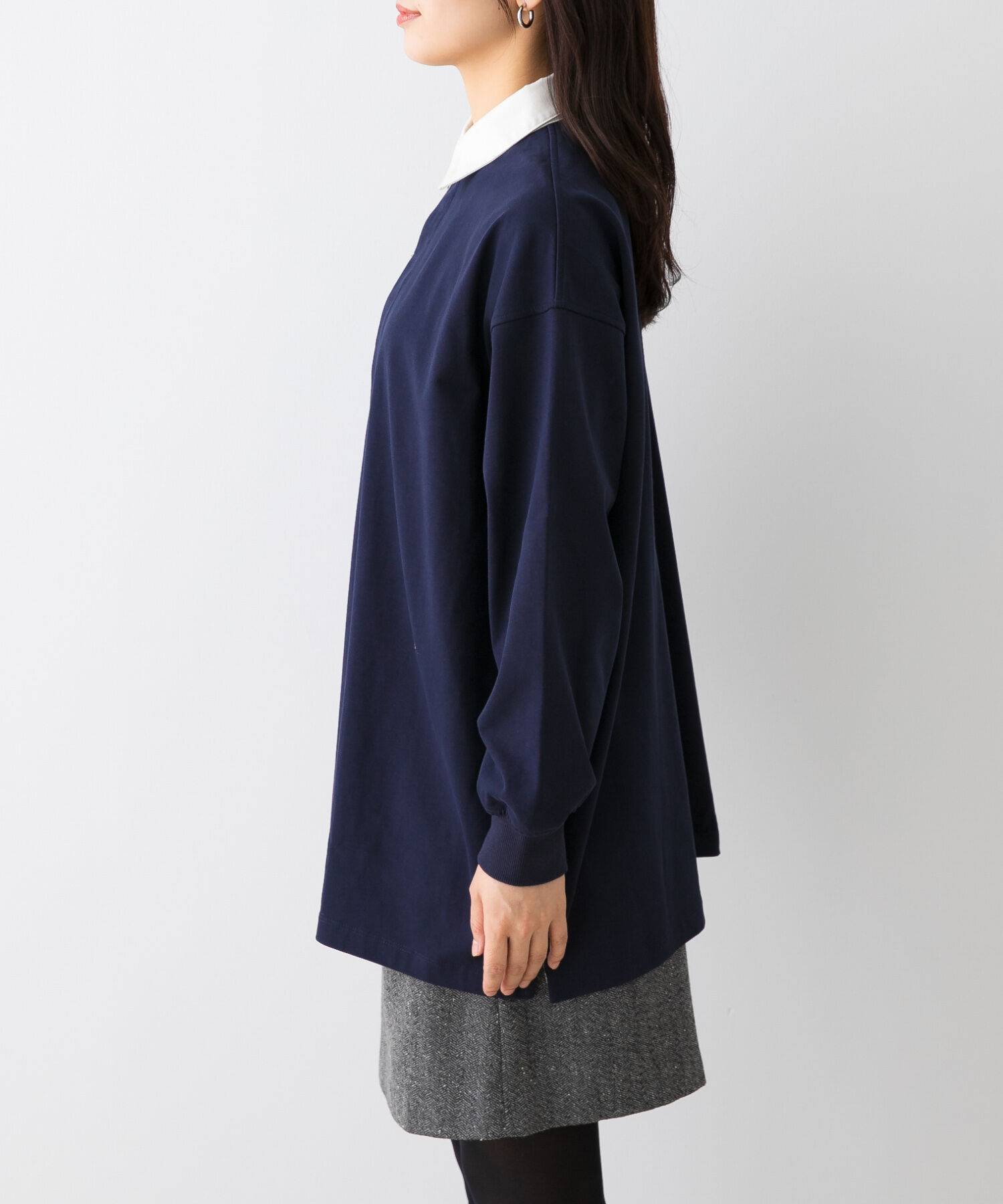 URBAN RESEARCH ROSSO「F by ROSSO　ラガーチュニックプルオーバー」|Tシャツ・カットソー|