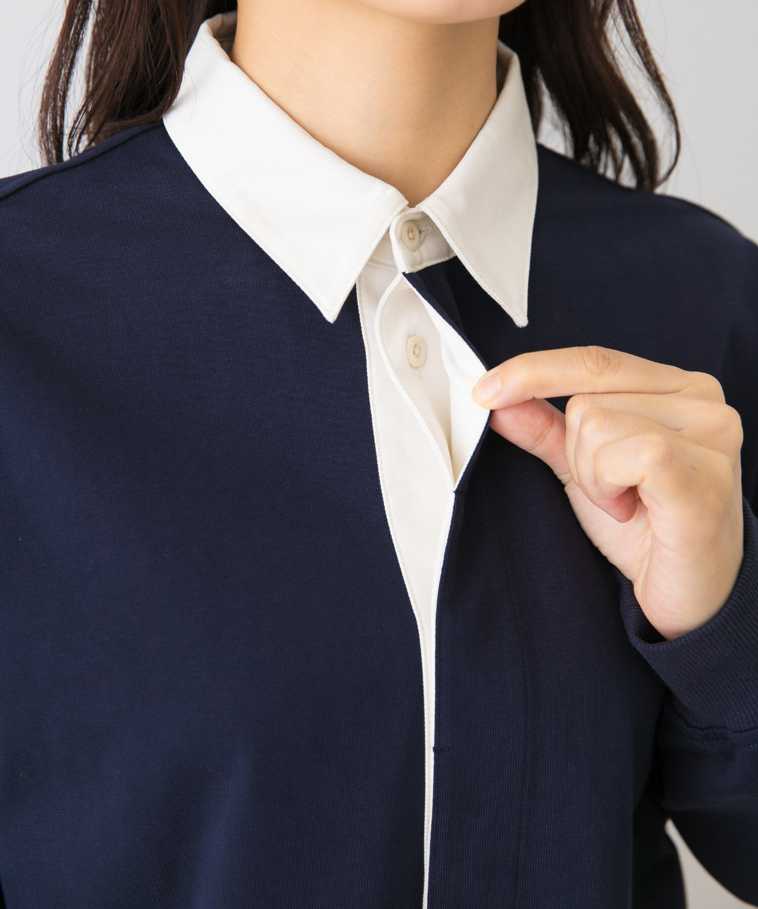 URBAN RESEARCH ROSSO「F by ROSSO　ラガーチュニックプルオーバー」|Tシャツ・カットソー|