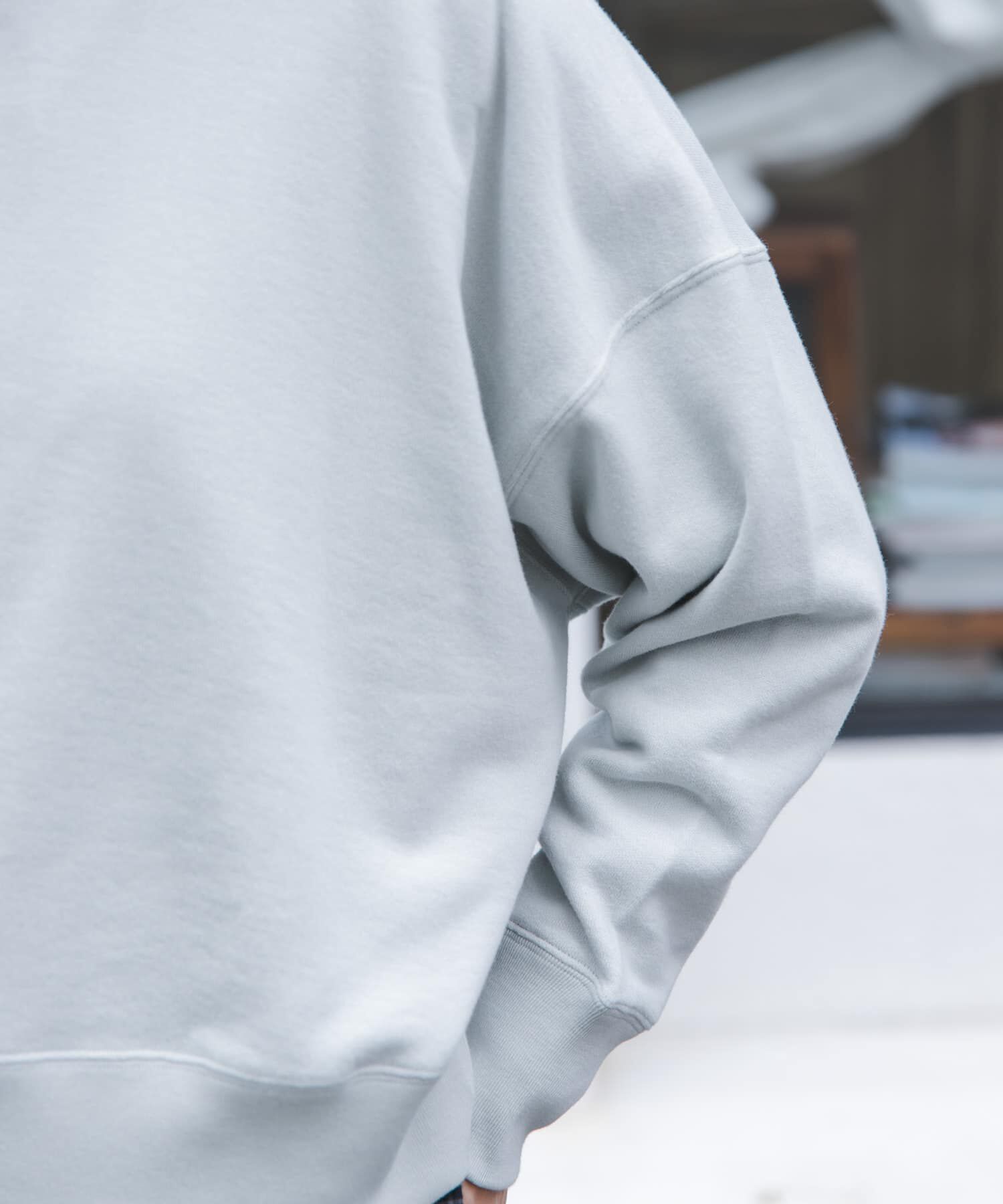 URBAN RESEARCH DOORS「FORK&SPOON　コットンカシミヤクルーネックスウェット」|Tシャツ・カットソー|