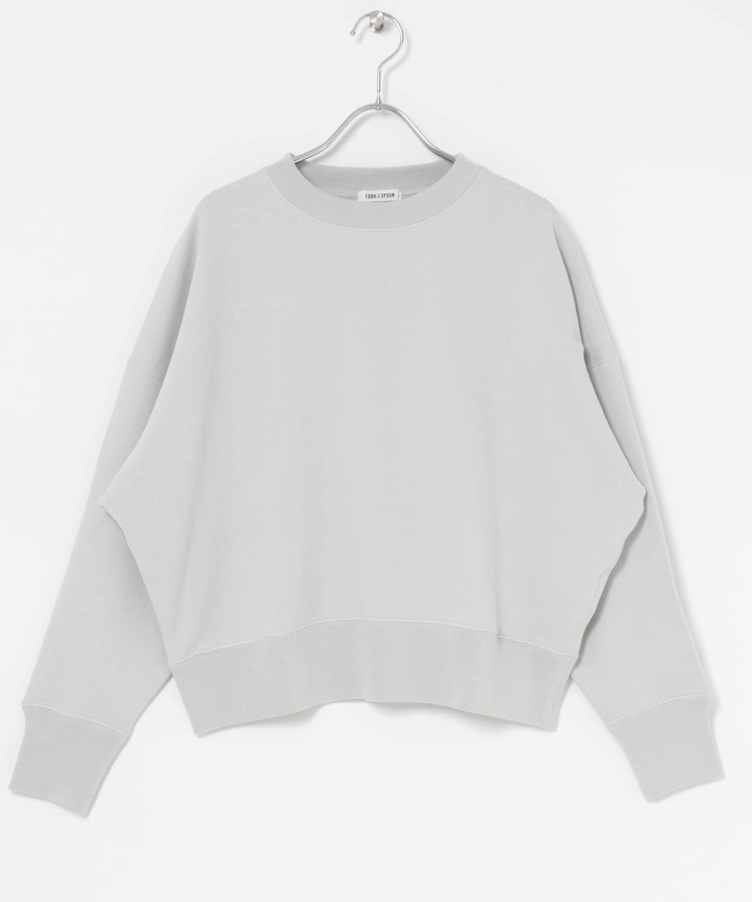 URBAN RESEARCH DOORS「FORK&SPOON　コットンカシミヤクルーネックスウェット」|Tシャツ・カットソー|