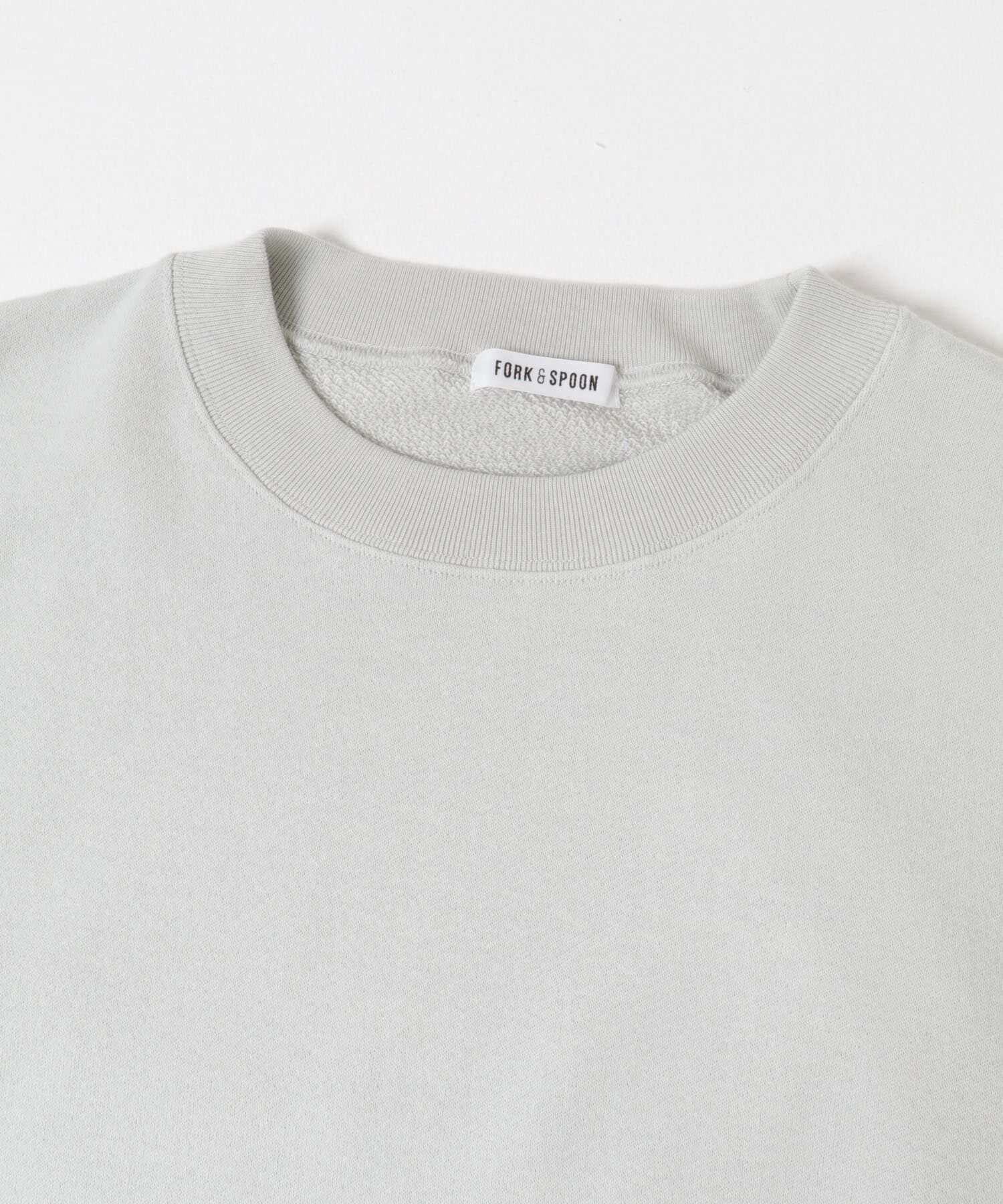 URBAN RESEARCH DOORS「FORK&SPOON　コットンカシミヤクルーネックスウェット」|Tシャツ・カットソー|