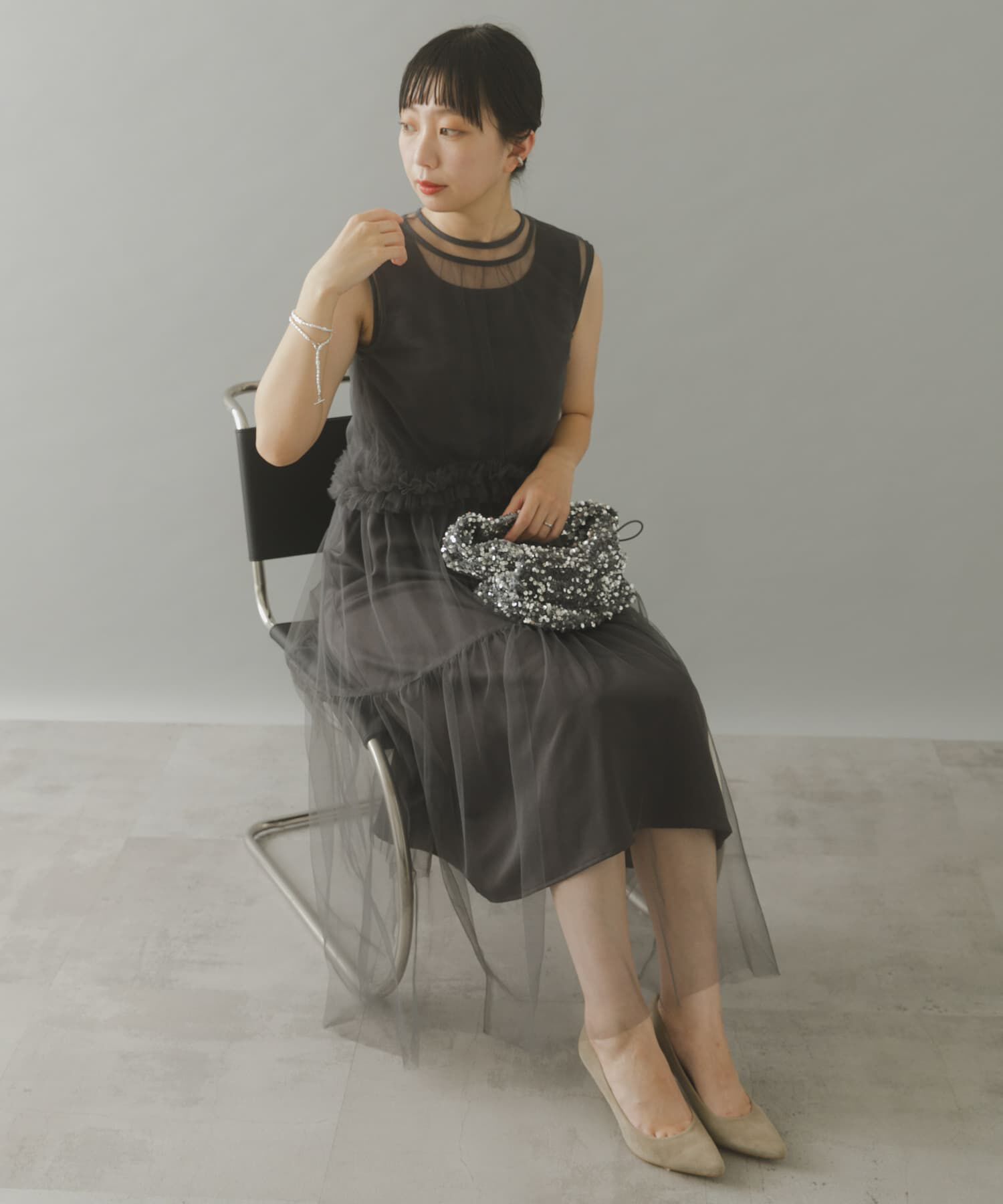 URBAN RESEARCH ROSSO「マルチWAYチュールSETドレス」|ワンピース|