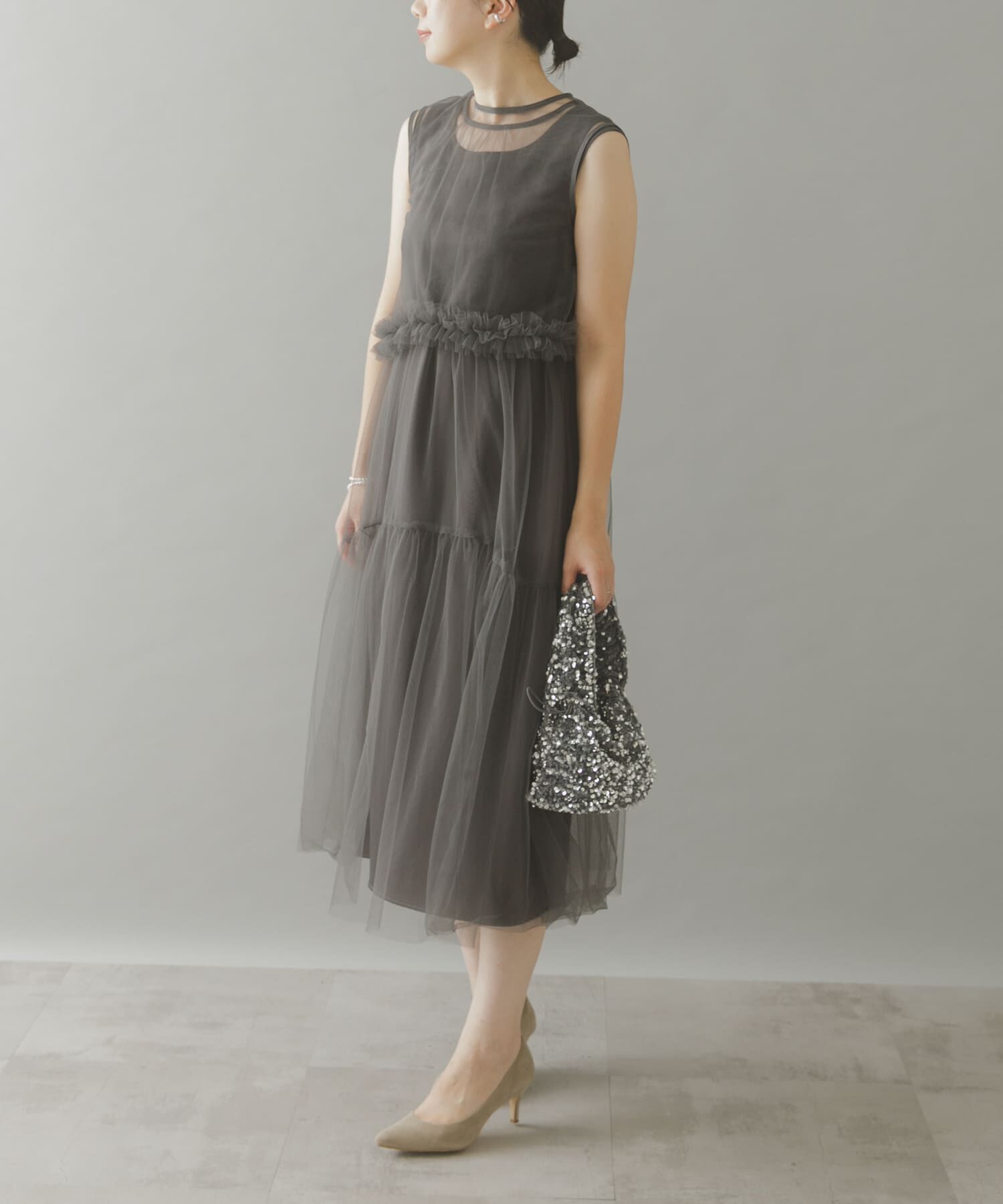 URBAN RESEARCH ROSSO「マルチWAYチュールSETドレス」|ワンピース|