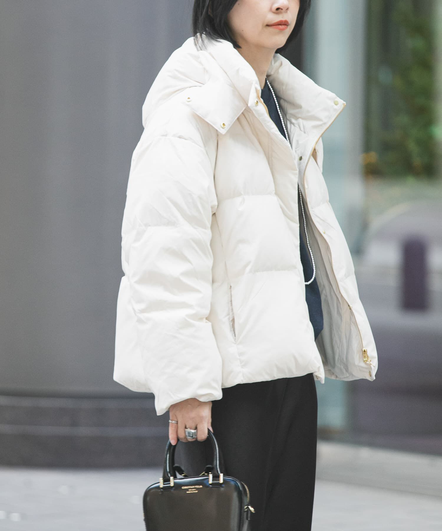 URBAN RESEARCH「2WAYフーデットダウンコート」|ダウン|オフホワイト