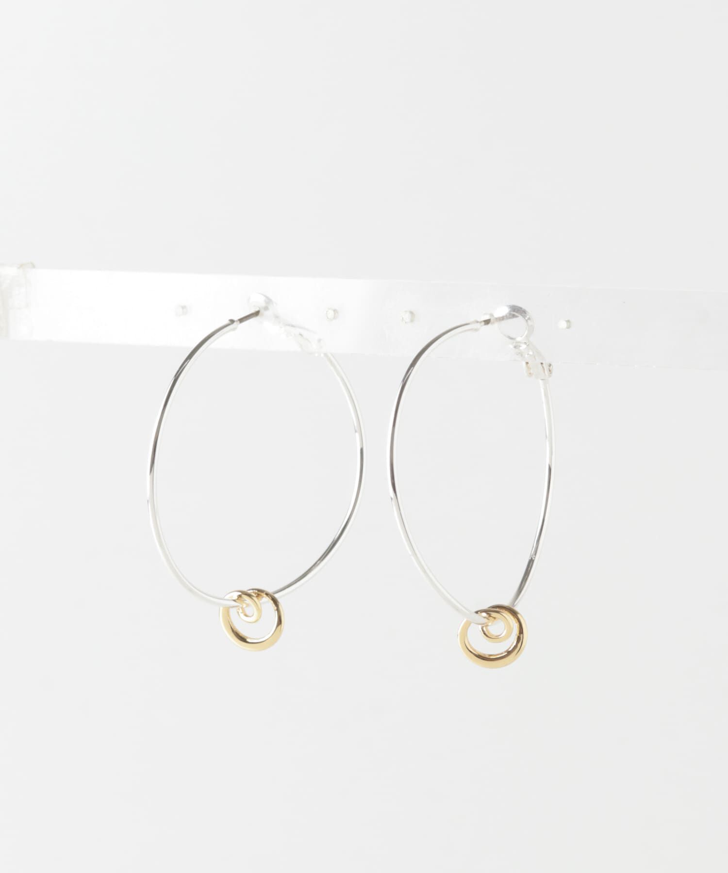 SMELLY「ニュアンスフープ2WAYピアス」|ピアス|