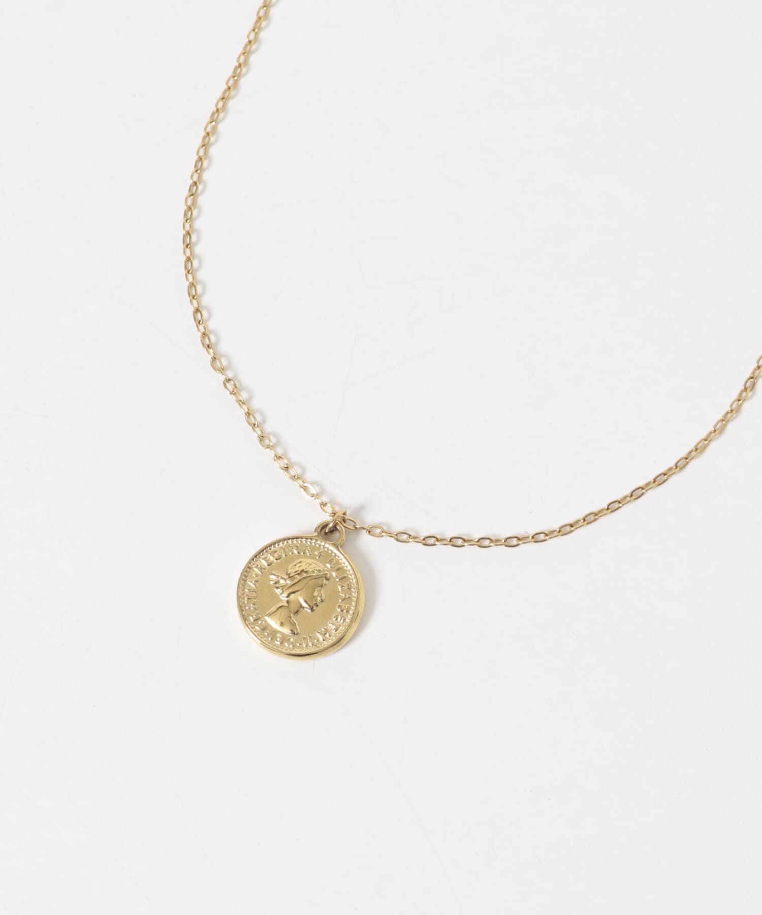 SMELLY「ステンレスコイントップネックレス」|ネックレス|