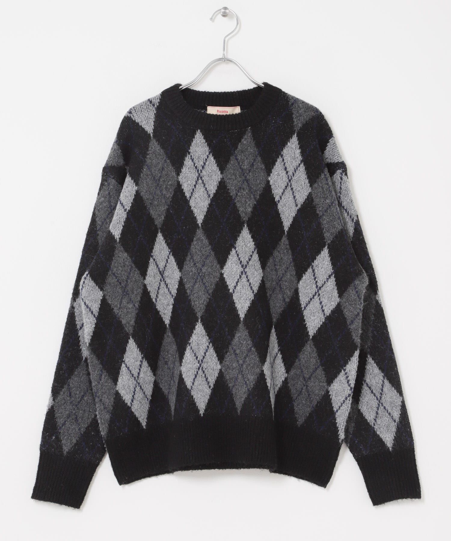 URBAN RESEARCH DOORS「FORK&SPOON　アーガイルプルオーバーニット」|ニット・セーター|