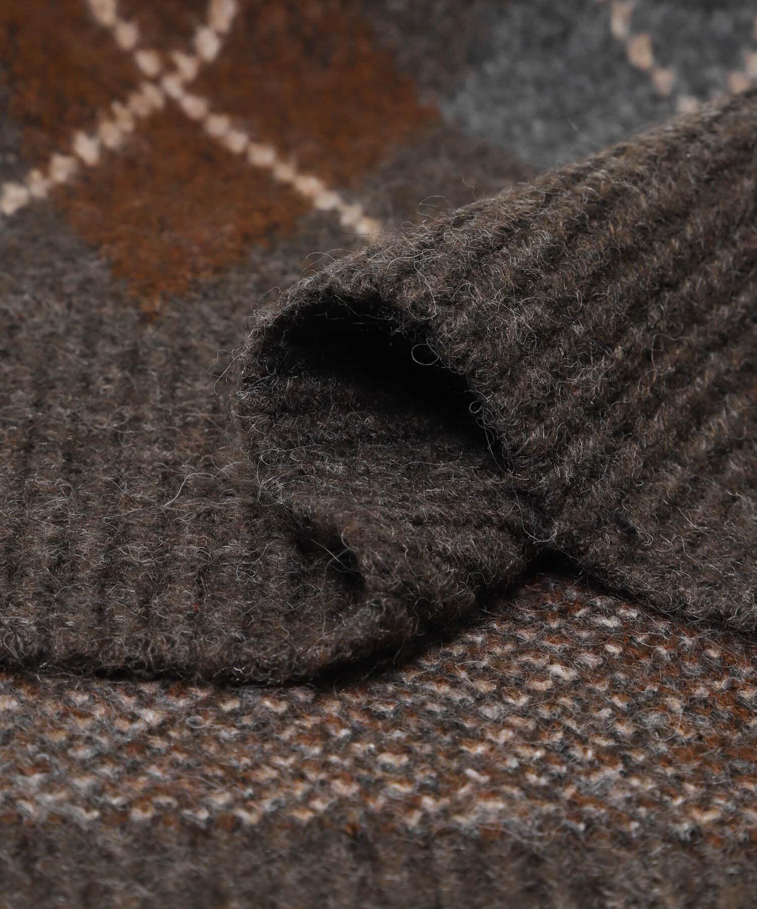 URBAN RESEARCH DOORS「FORK&SPOON　アーガイルプルオーバーニット」|ニット・セーター|