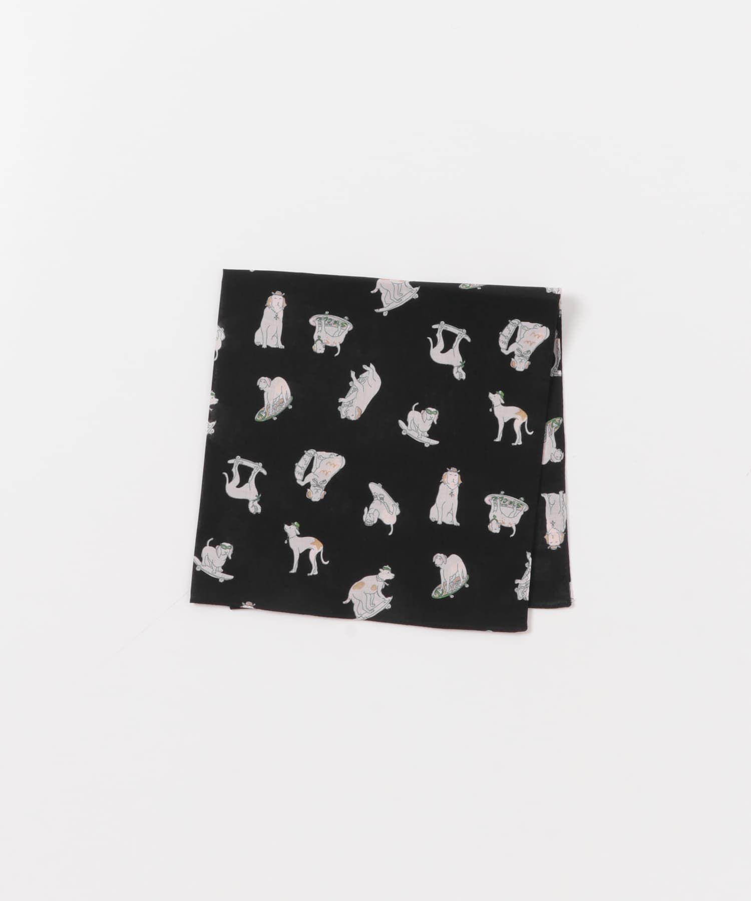 URBAN RESEARCH DOORS「LIFE STYLE TAILOR　アニマルモチーフ柄コットンハンカチ」|ハンカチ|
