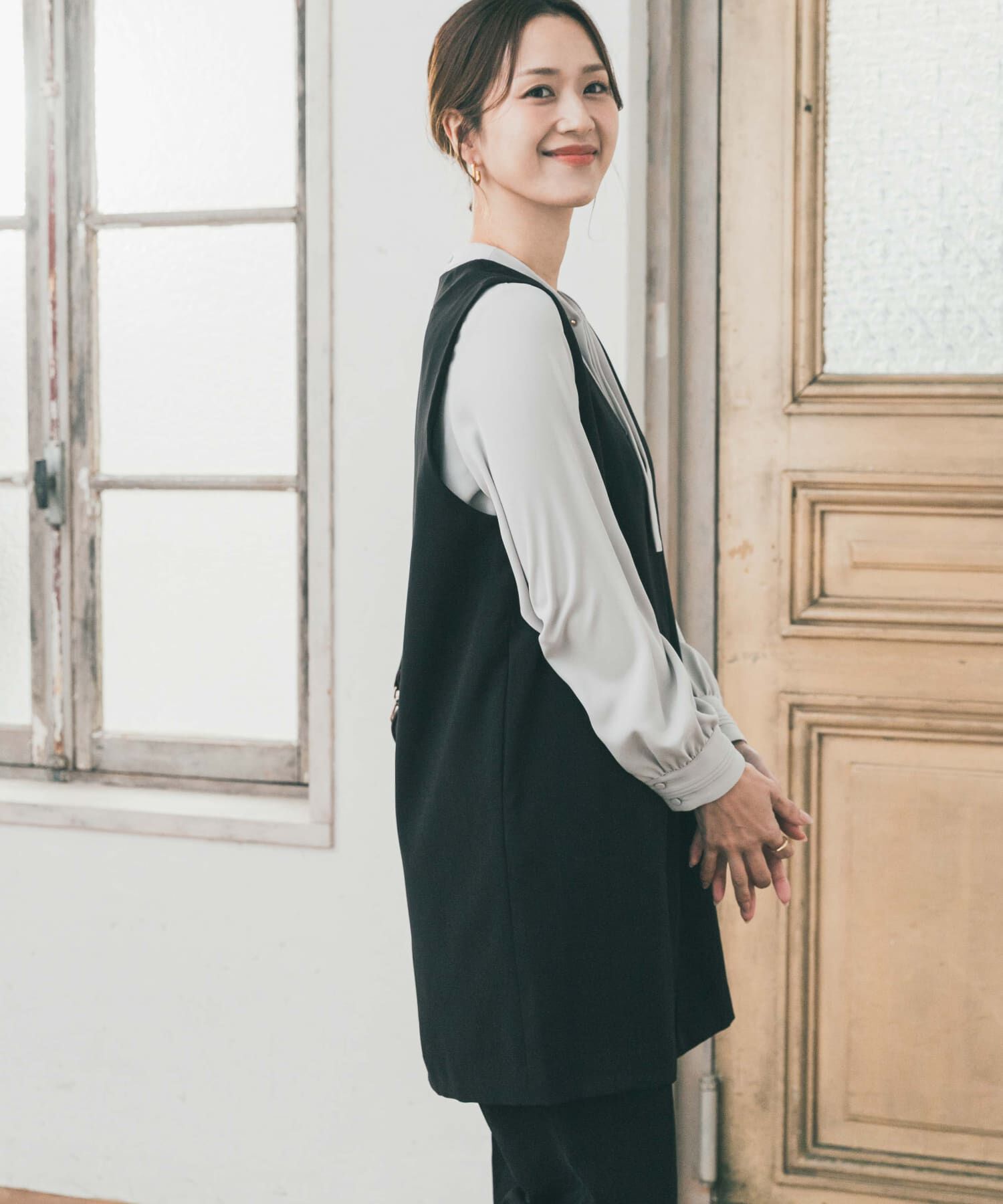 URBAN RESEARCH DOORS「ロングジレベスト」|ベスト・ジレ|