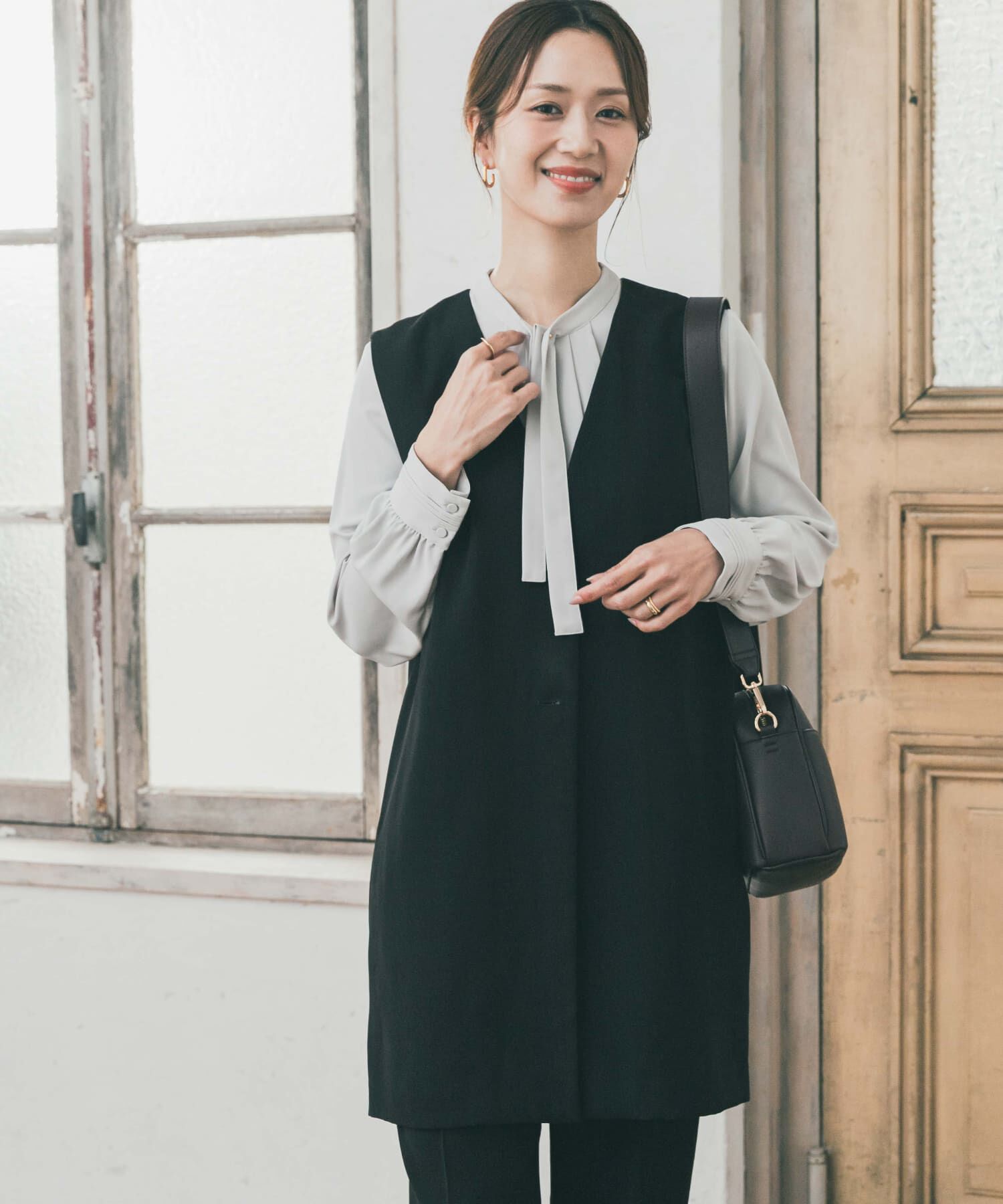 URBAN RESEARCH DOORS「ロングジレベスト」|ベスト・ジレ|