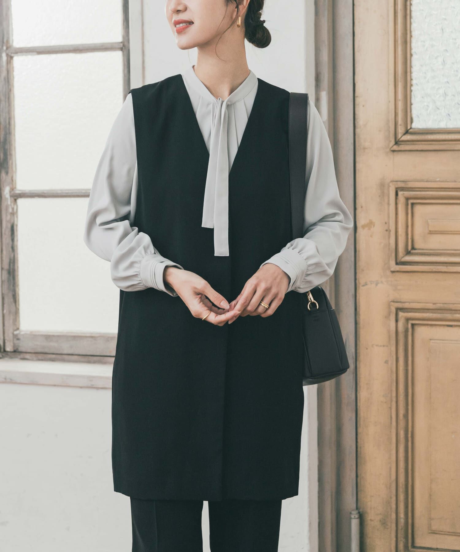 URBAN RESEARCH DOORS「ロングジレベスト」|ベスト・ジレ|