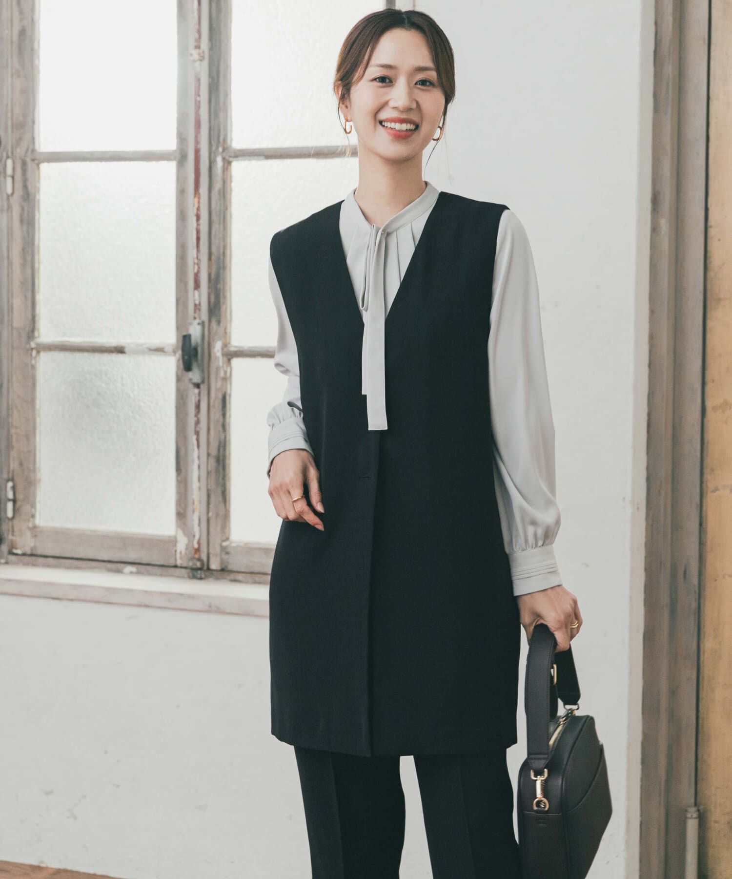 URBAN RESEARCH DOORS「ロングジレベスト」|ベスト・ジレ|