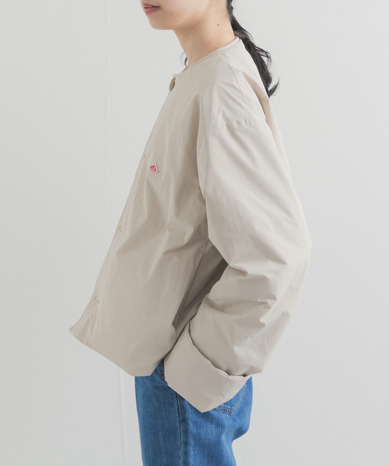 URBAN RESEARCH DOORS「DANTON　COLLARLESS JACKET」|ダウン|