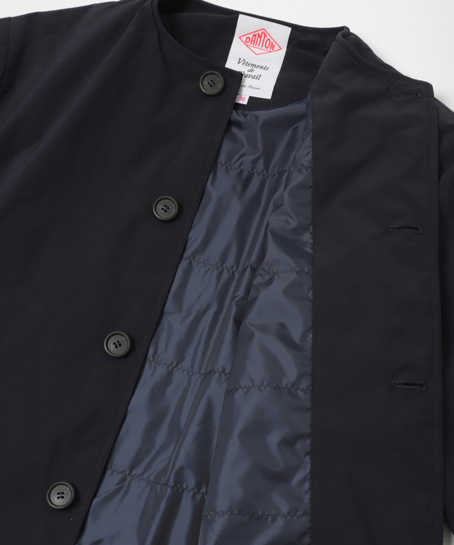 URBAN RESEARCH DOORS「DANTON　COLLARLESS JACKET」|ダウン|