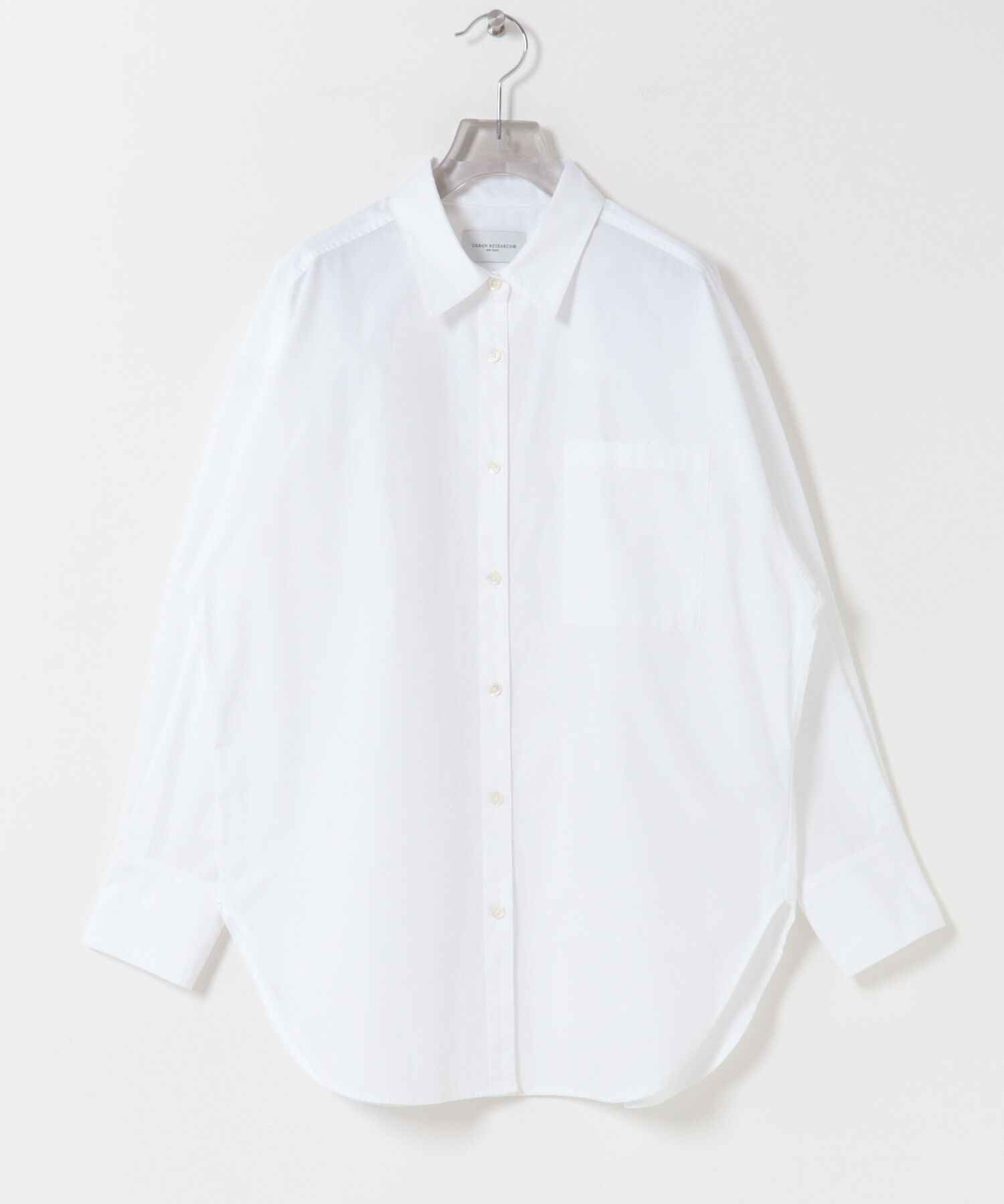 URBAN RESEARCH「new basic　BROAD BIG SHIRTS」|シャツ・ブラウス|ホワイト