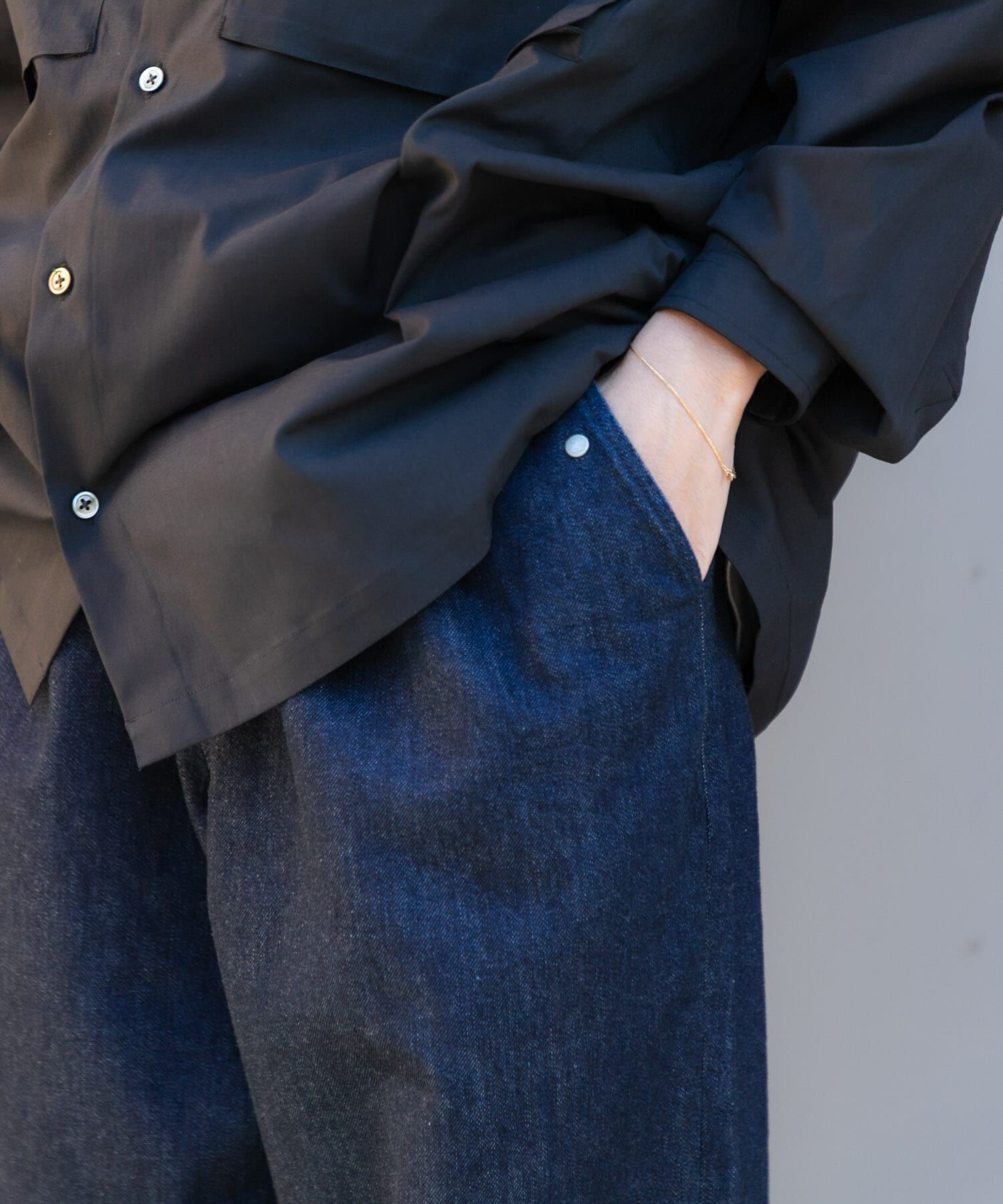 URBAN RESEARCH「Wide Dad　DAD EASY WIDE DENIM PANTS」|デニム|