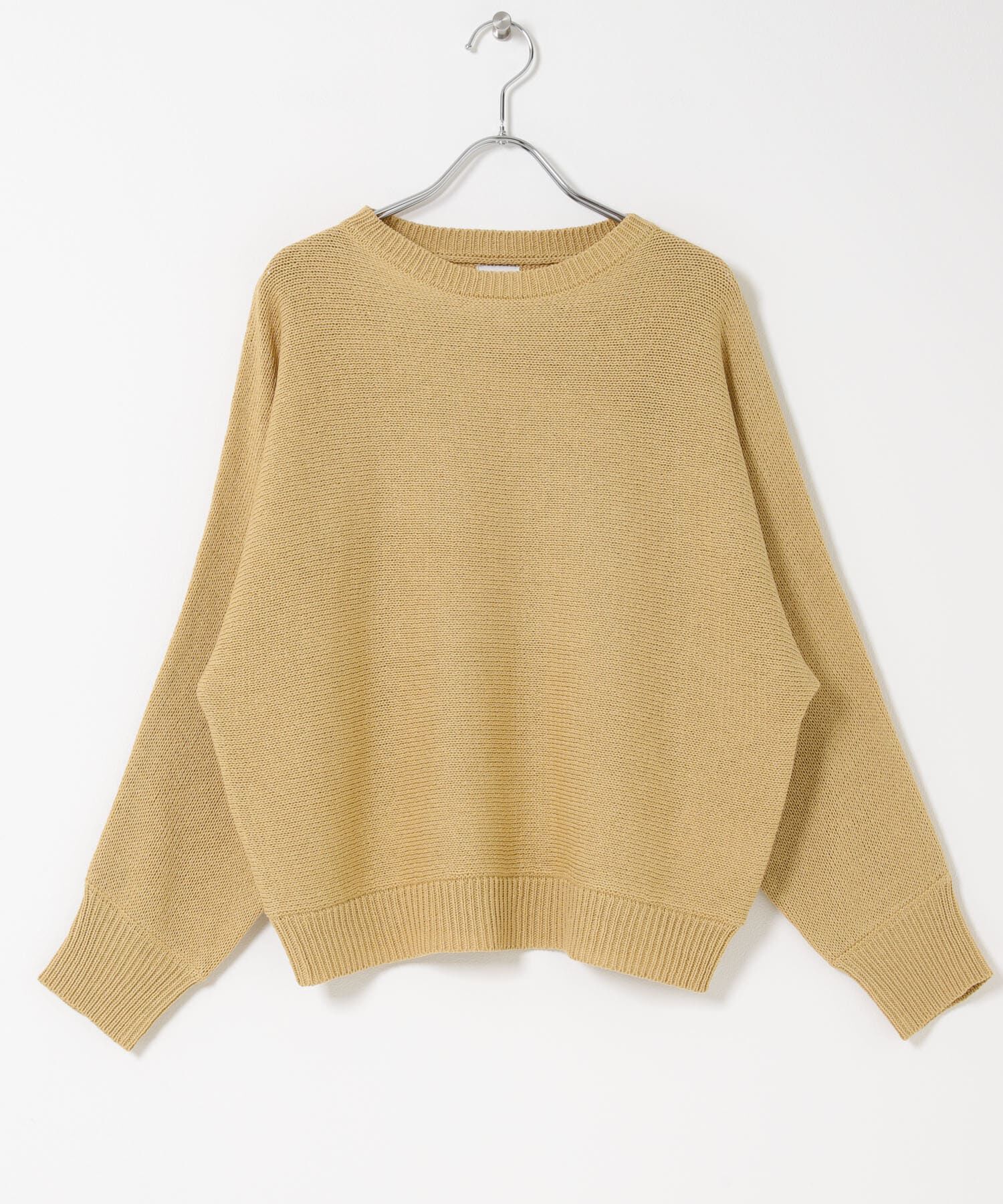 URBAN RESEARCH DOORS「リネン混スラブドルマンニット」|ニット・セーター|