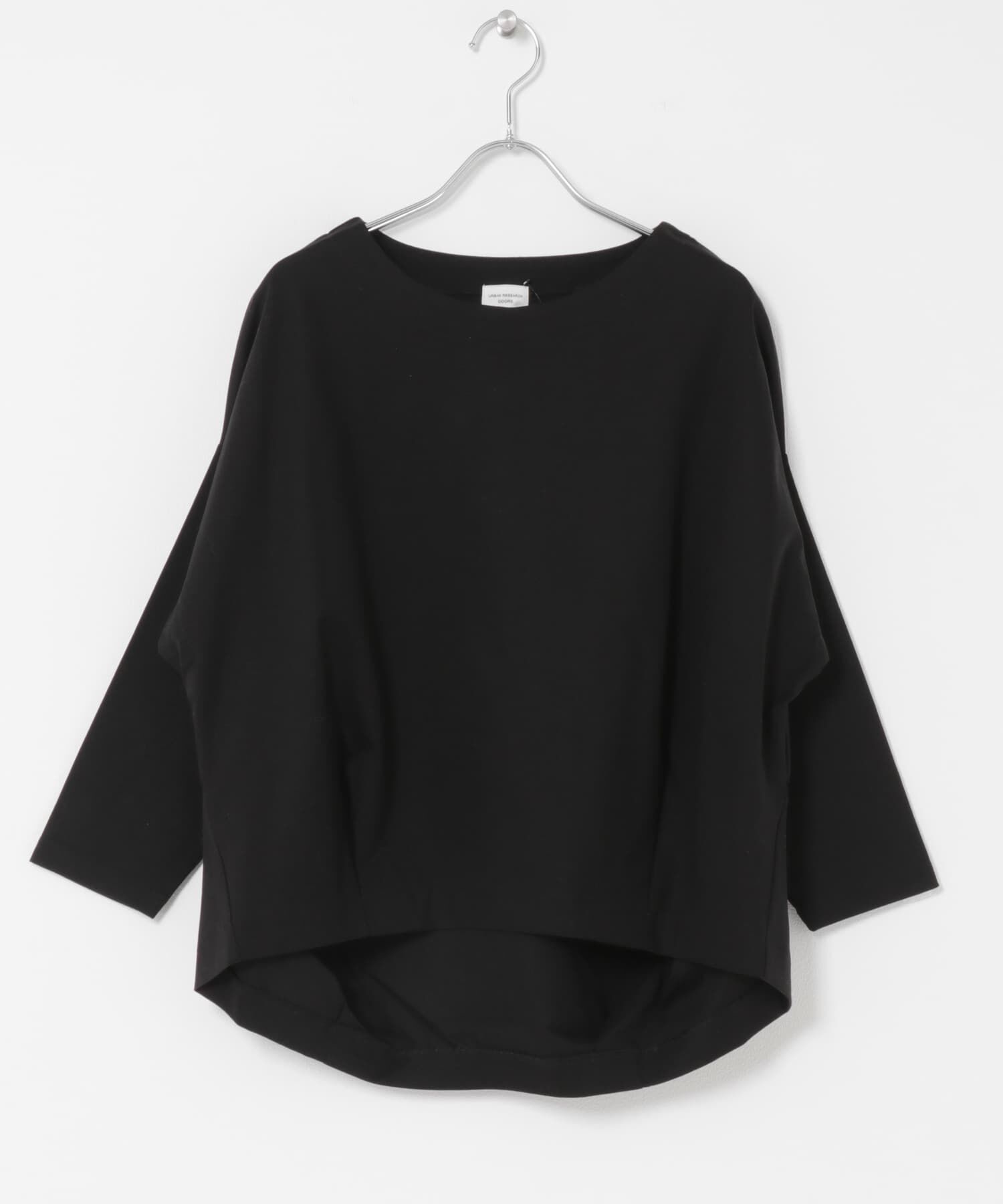 URBAN RESEARCH DOORS「コットンバックタック7分袖プルオーバー」|Tシャツ・カットソー|