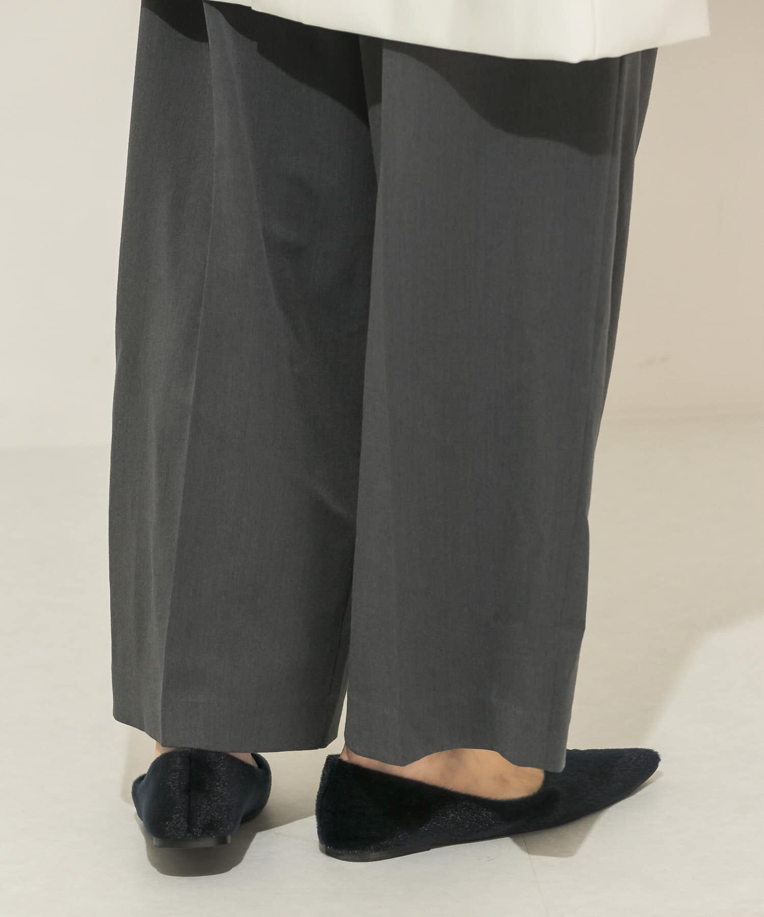  「ポインテッドトゥフェイクファーパンプス」|パンプス|