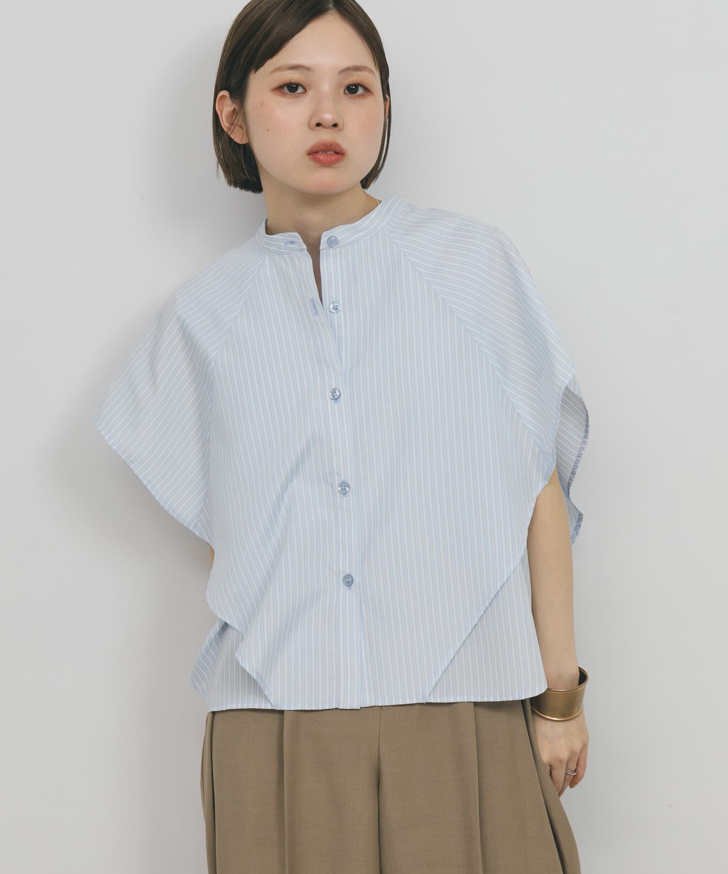  「BOXストライプシャツ」|シャツ・ブラウス|