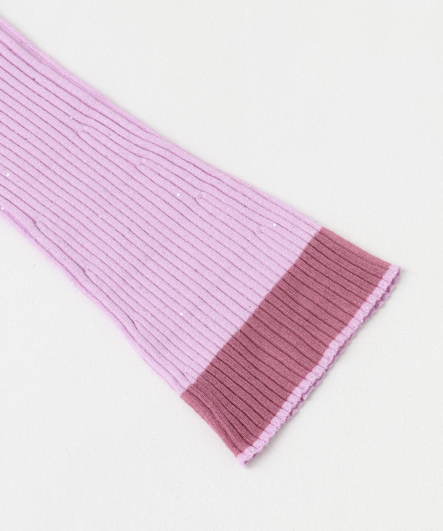 SENSE OF PLACE by URBAN RESEARCH「『洗濯可』スパンコールバイカラーコンパクトセーター」|ニット・セーター|